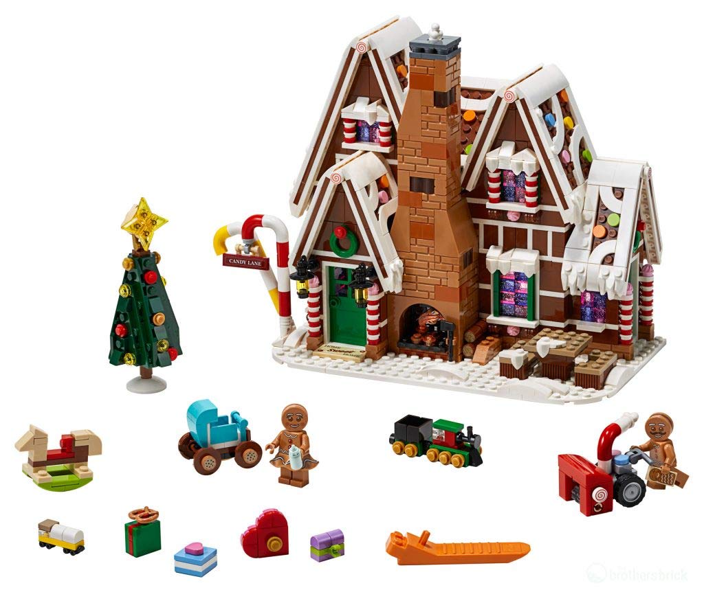 LEGO Creator Expert Gingerbread House 10267 – 1,477-piece Building Kit