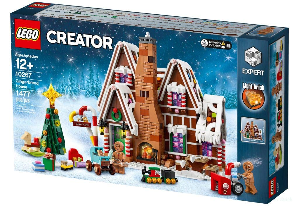 LEGO Creator Expert Gingerbread House 10267 – 1,477-piece Building Kit