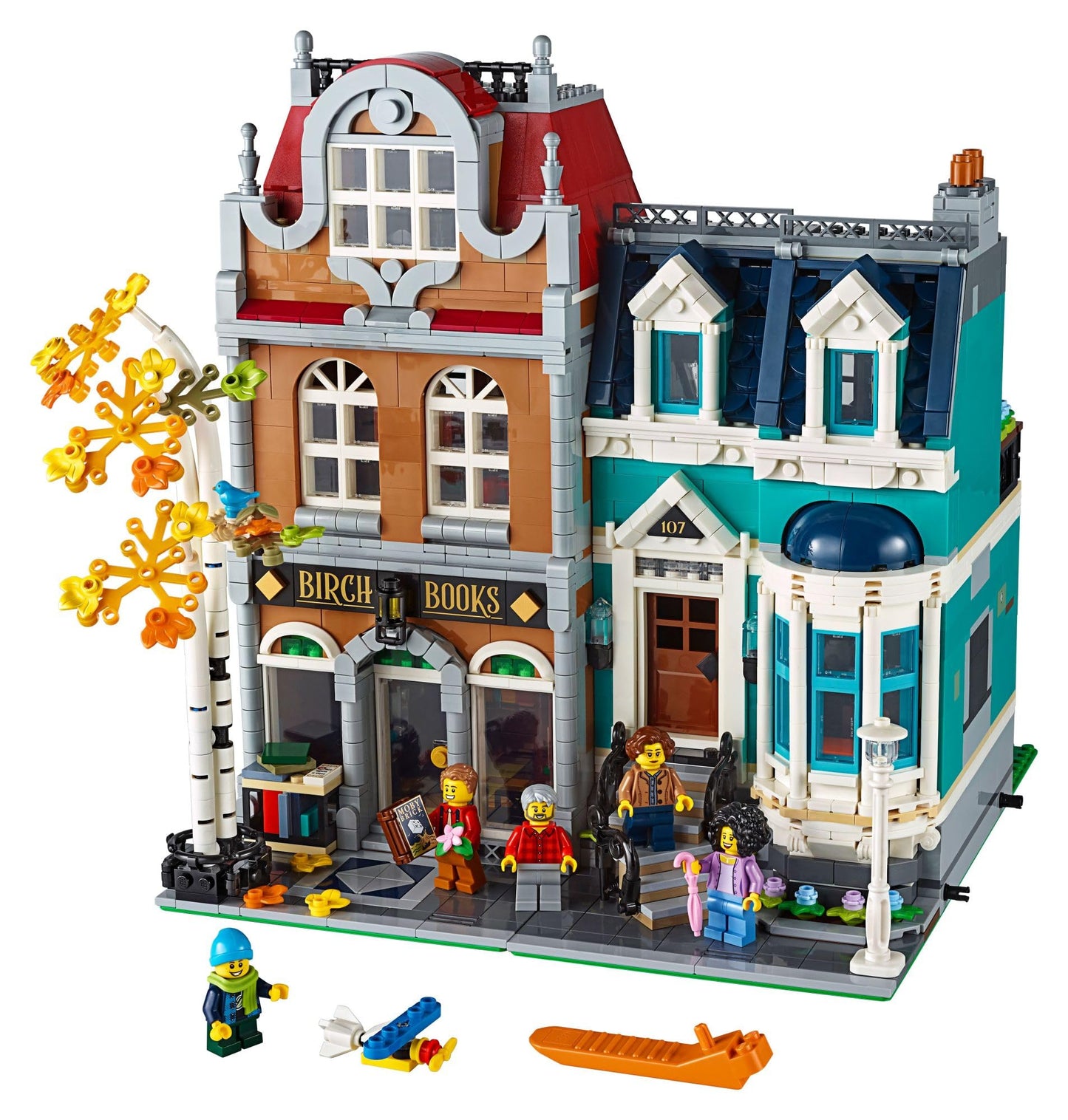 LEGO Creator Expert Bookshop 10270 Modular Building | 2,504-Piece Collectors Set for Adults & Teens