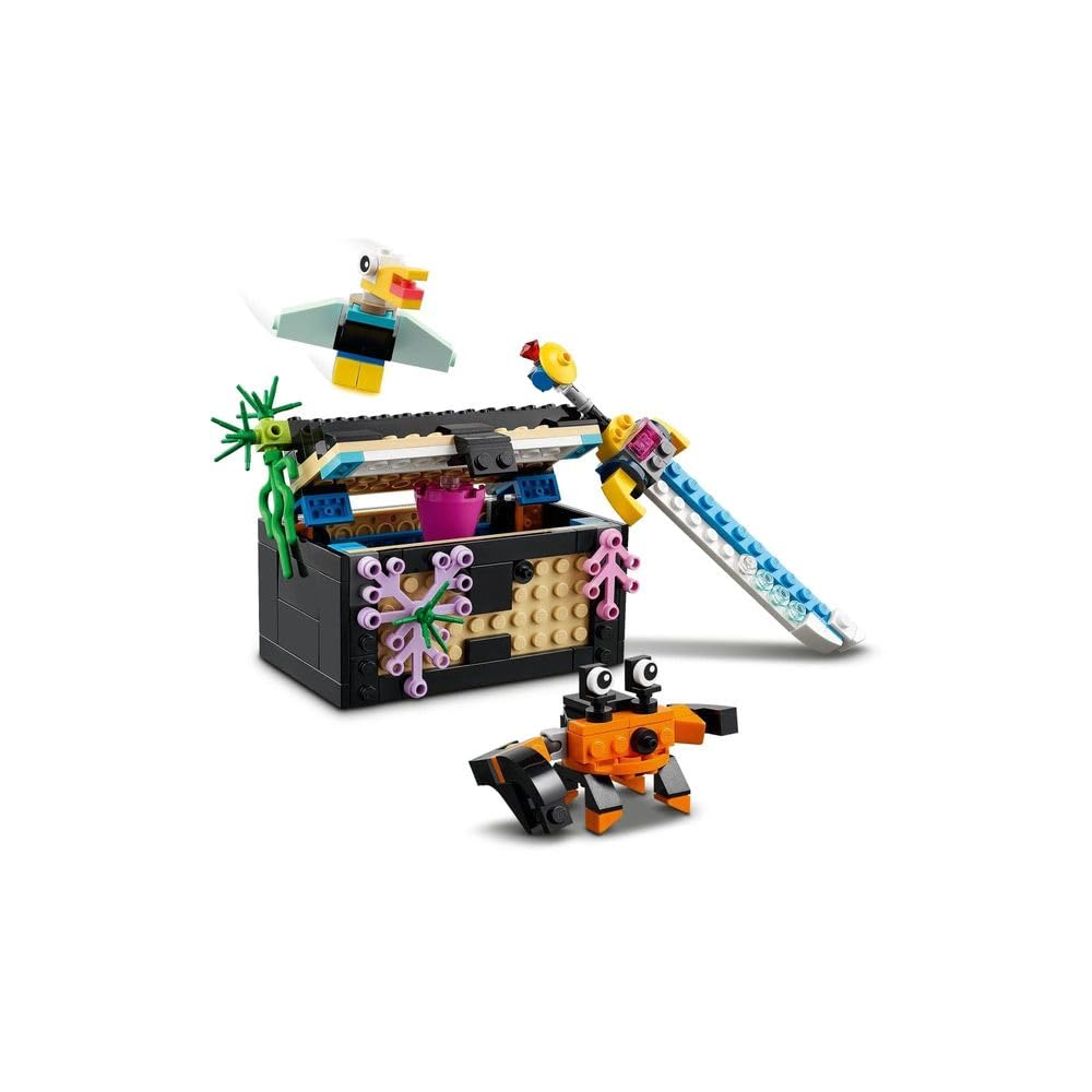 LEGO Creator Fish Tank 31122 Exclusive 3-in-1 Building Set | Creative Aquarium Build