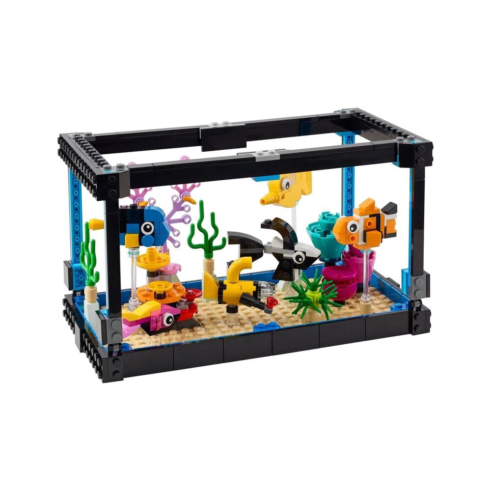 LEGO Creator Fish Tank 31122 Exclusive 3-in-1 Building Set | Creative Aquarium Build
