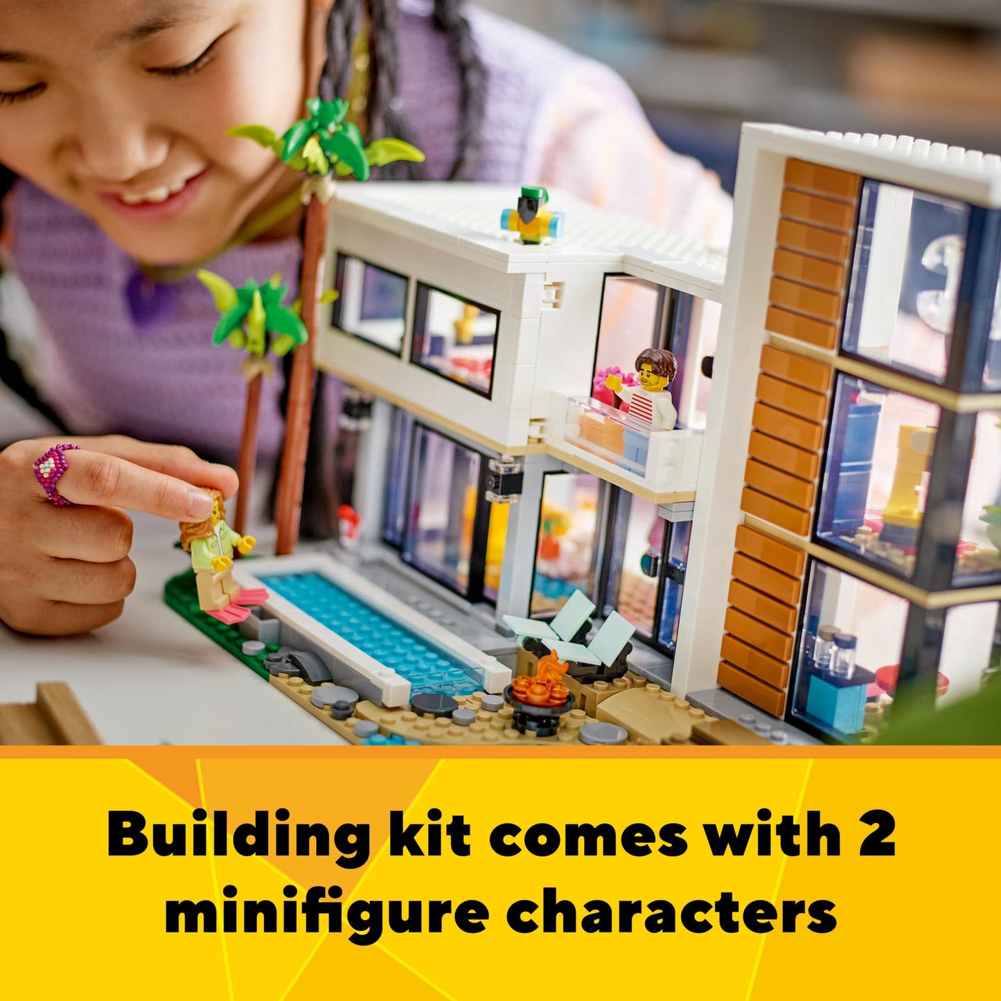 LEGO Creator 3-in-1 Modern House (31153) – 939-Piece Build-and-Play Set for Kids 9+