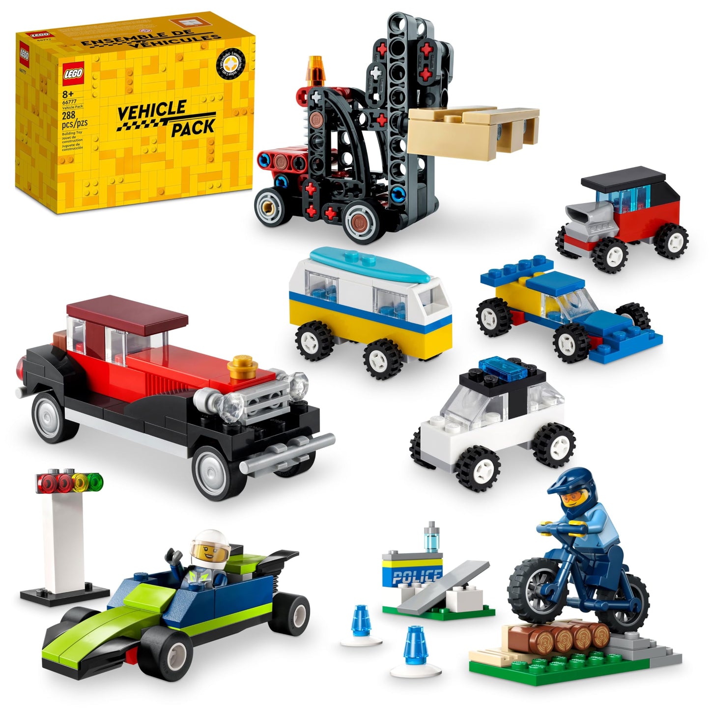 LEGO Creator Vehicle Pack 66777 – 5 Buildable Cars for Kids Aged 8+