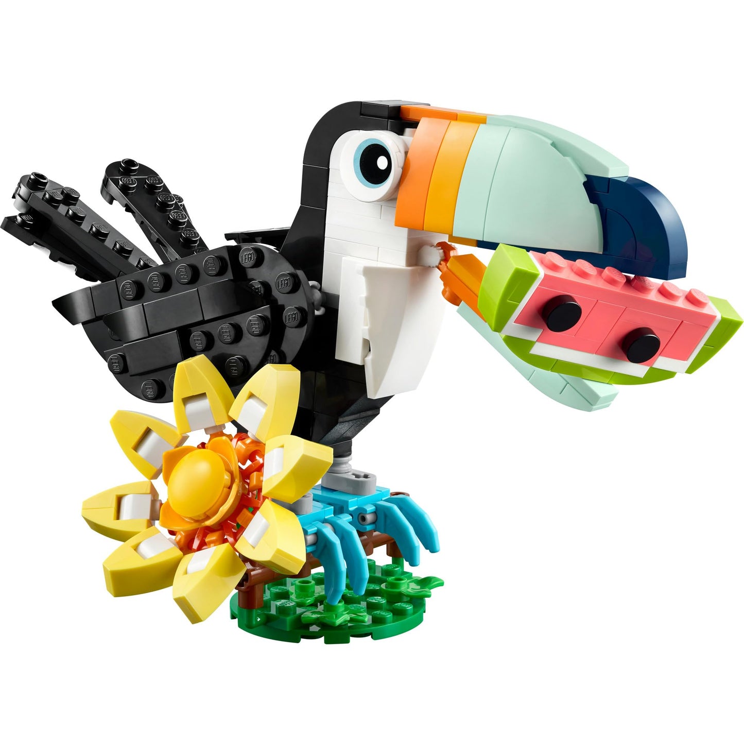 LEGO Creator 3-in-1 Wild Animals 31173 Tropical Toucan – Creative Building Toy for Kids 7+