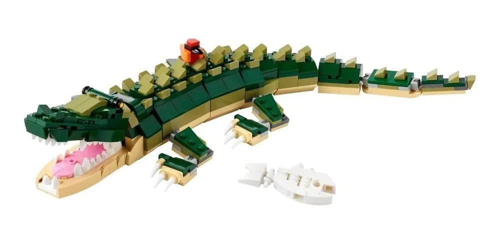 LEGO Creator 3-in-1 Crocodile 31121 Building Toy – 454 Pieces