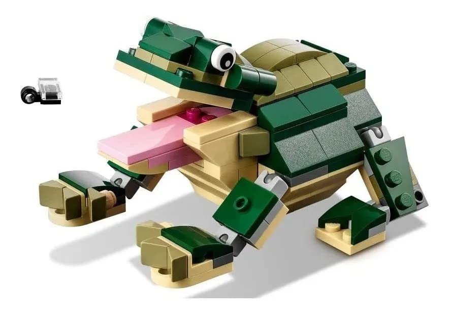LEGO Creator 3-in-1 Crocodile 31121 Building Toy – 454 Pieces