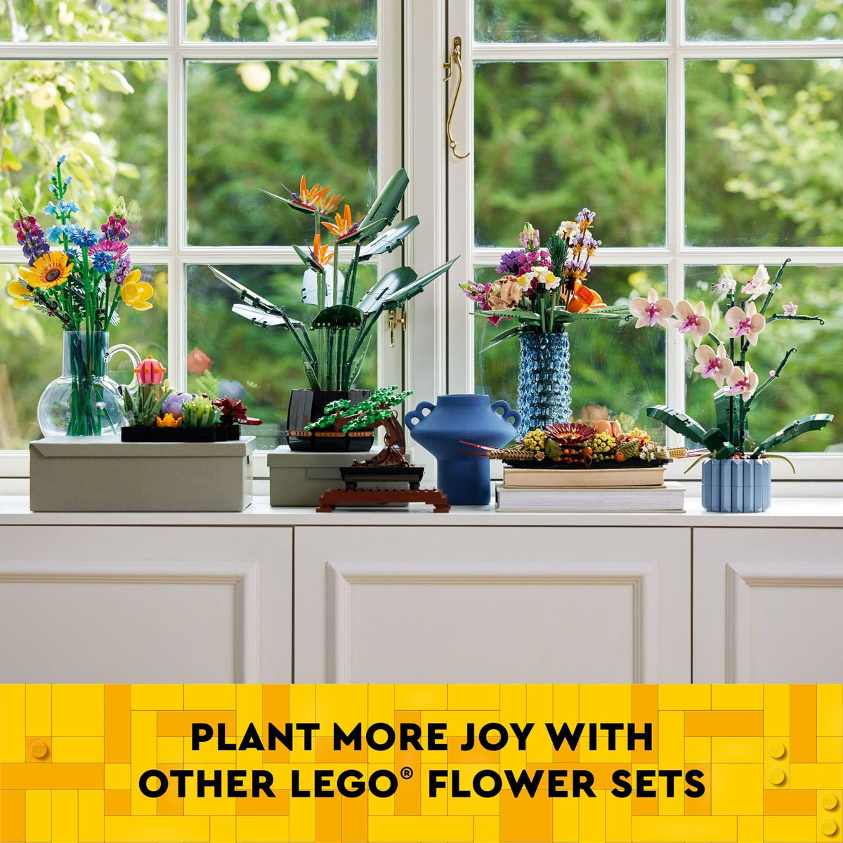 LEGO Daffodils 40747 - Buildable Flower Bouquet for Kids 8+ | Decorative Gift