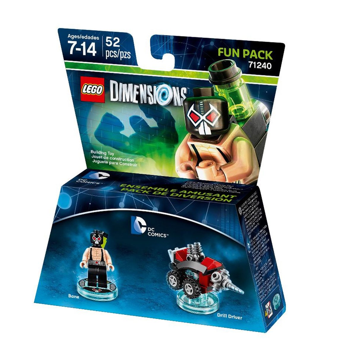 LEGO DC Bane Fun Pack for LEGO Dimensions | Collectible Minifigures & Gameplay