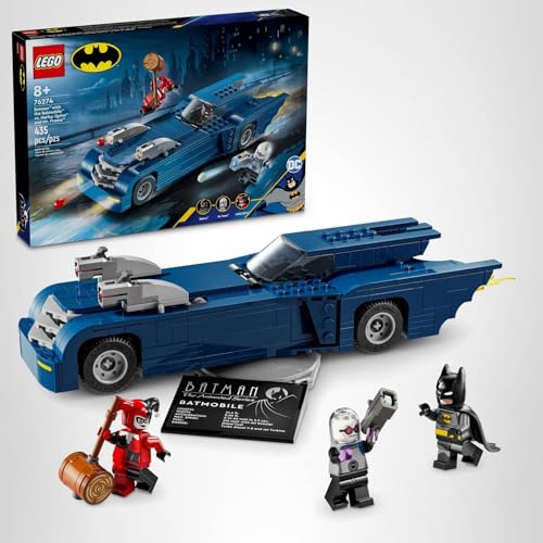 LEGO DC Batman 76274: Batmobile vs Harley Quinn & Mr. Freeze | Buildable Batmobile Toy
