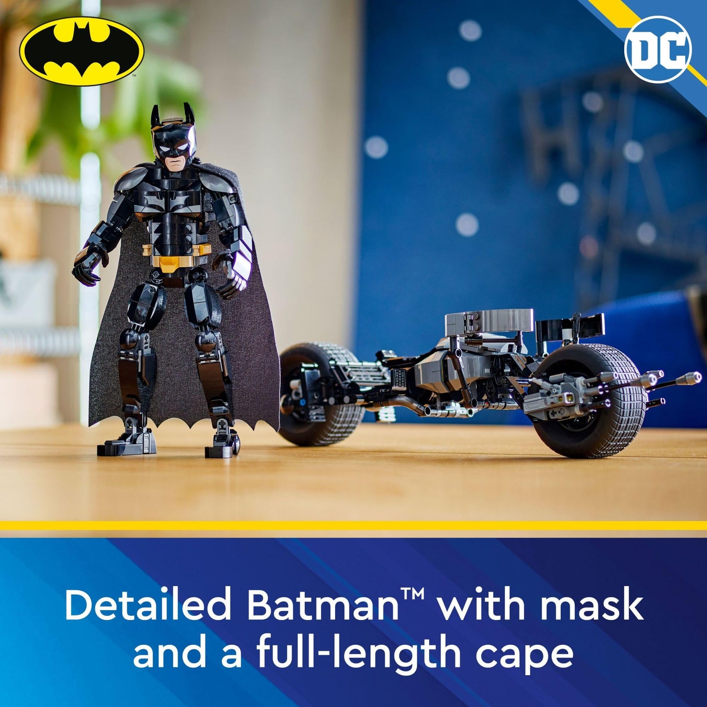 LEGO DC Batman: Batman Construction Figure & Bat-Pod Bike (76273)