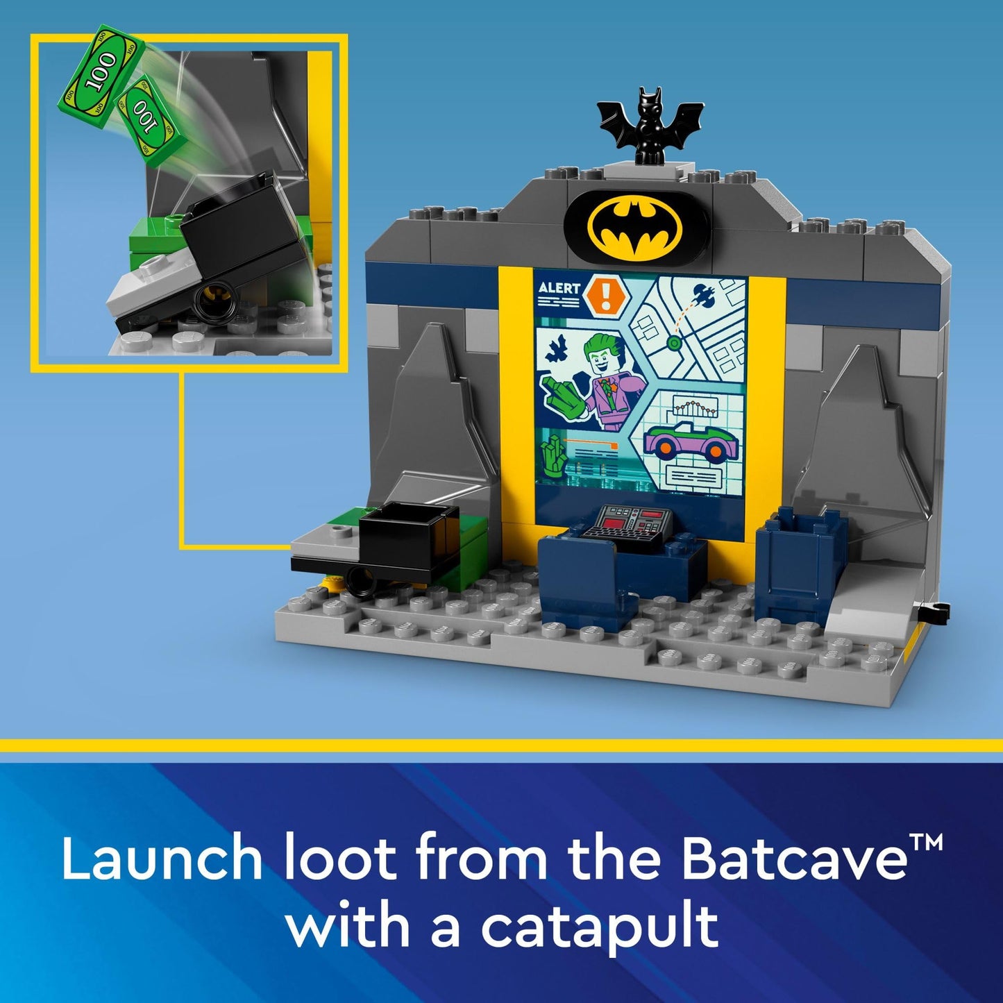 LEGO DC Batman Batcave 76272 – Batman, Batgirl & The Joker | 184 Pieces