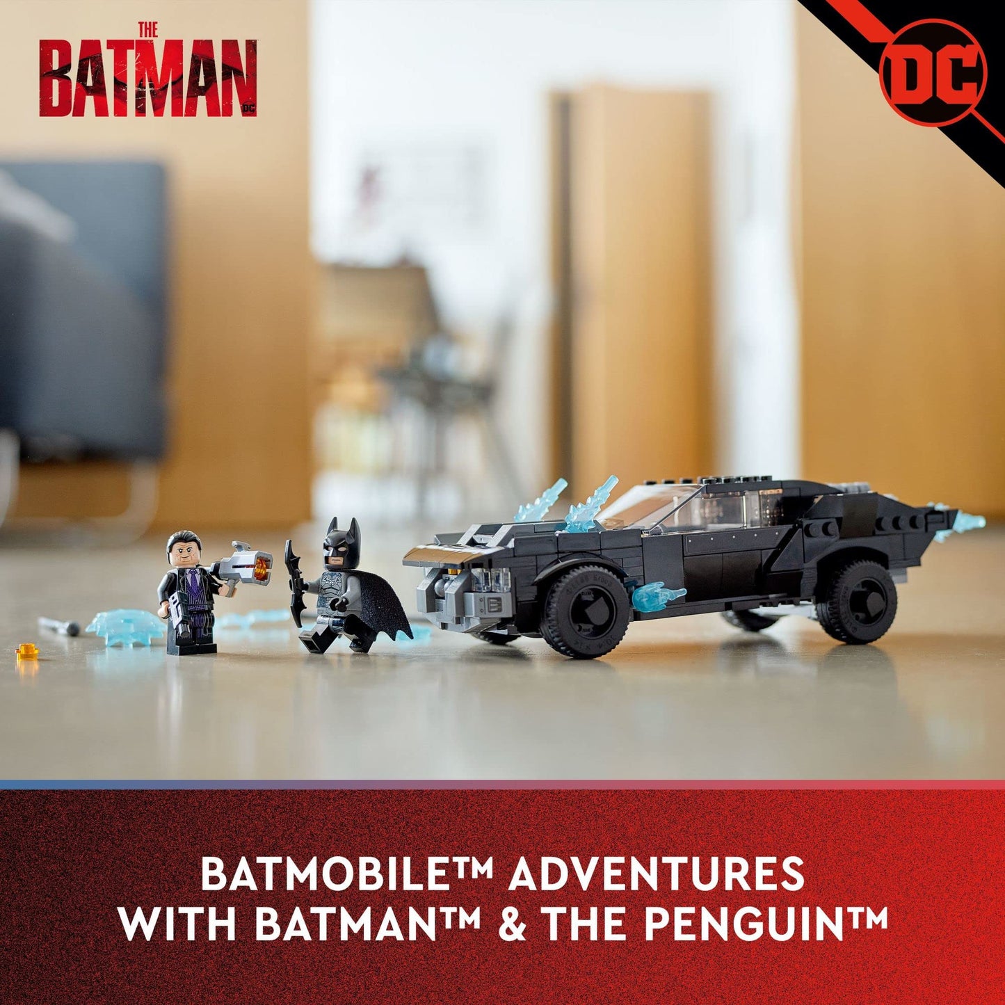 LEGO DC Batman Batmobile: The Penguin Chase 76181 – Batman & Penguin Minifigs | Gift Idea for Kids 8+