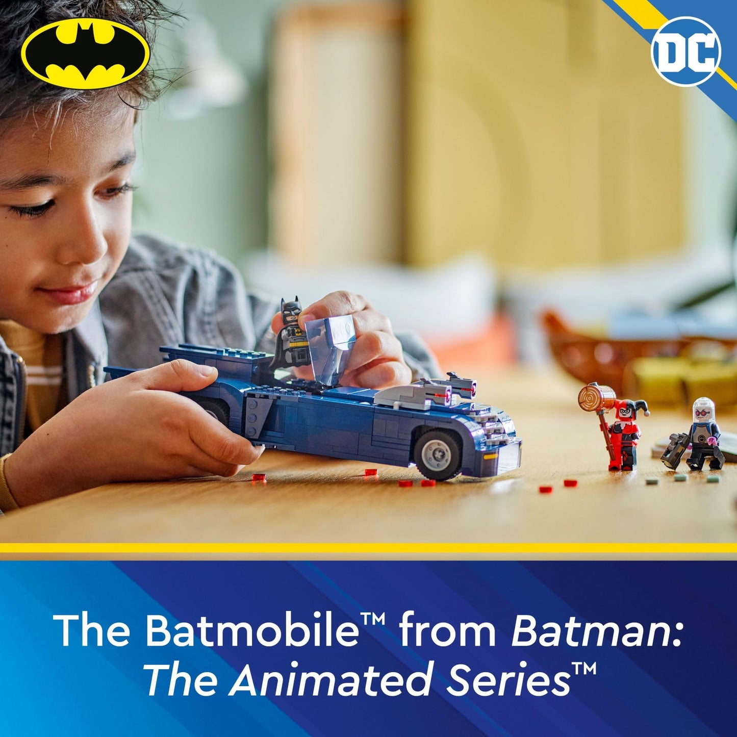 LEGO DC Batman 76274: Batmobile vs Harley Quinn & Mr. Freeze | Buildable Batmobile Toy