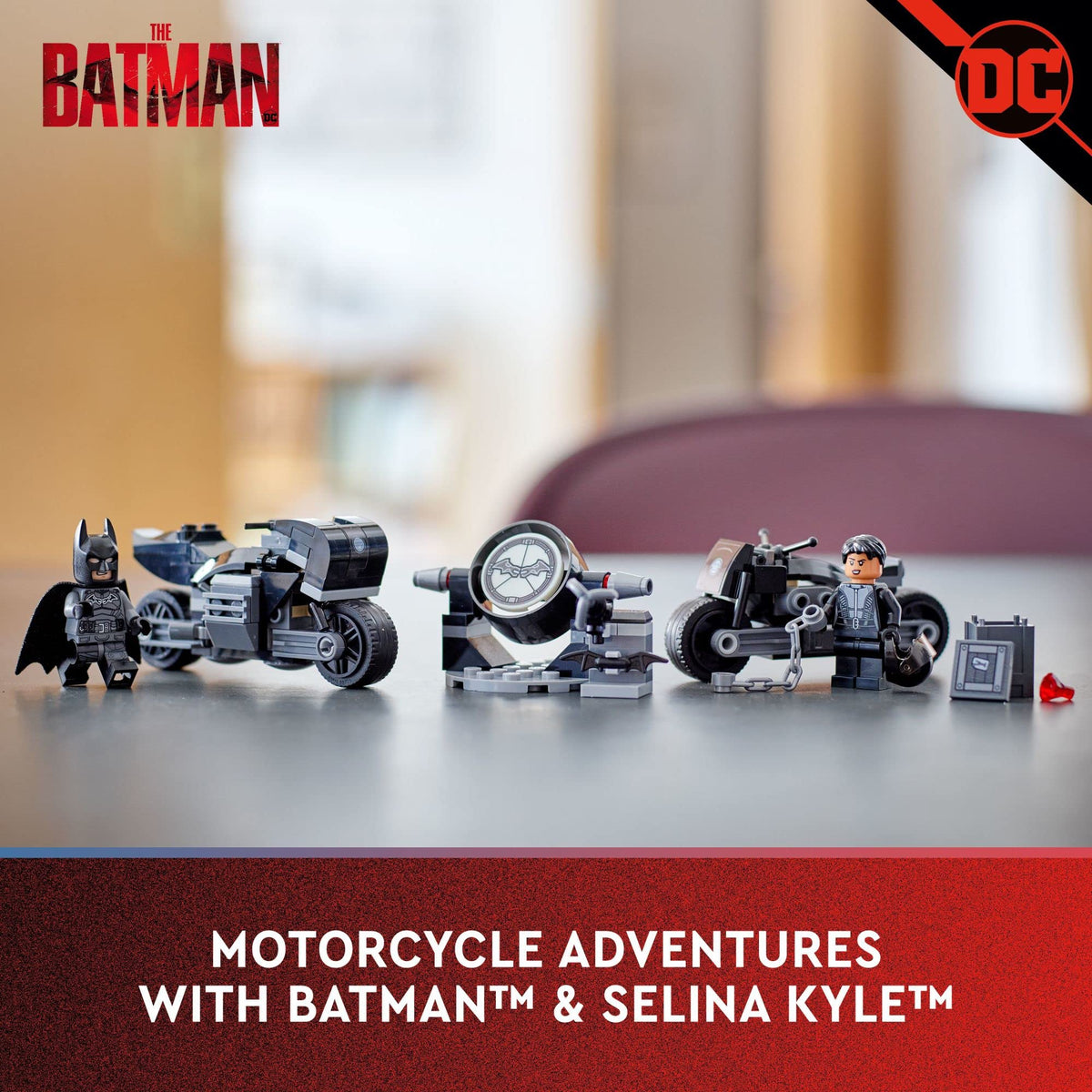 LEGO DC Batman: Batman & Selina Kyle Motorcycle Pursuit 76179 | 149 Pieces for Kids Aged 6+