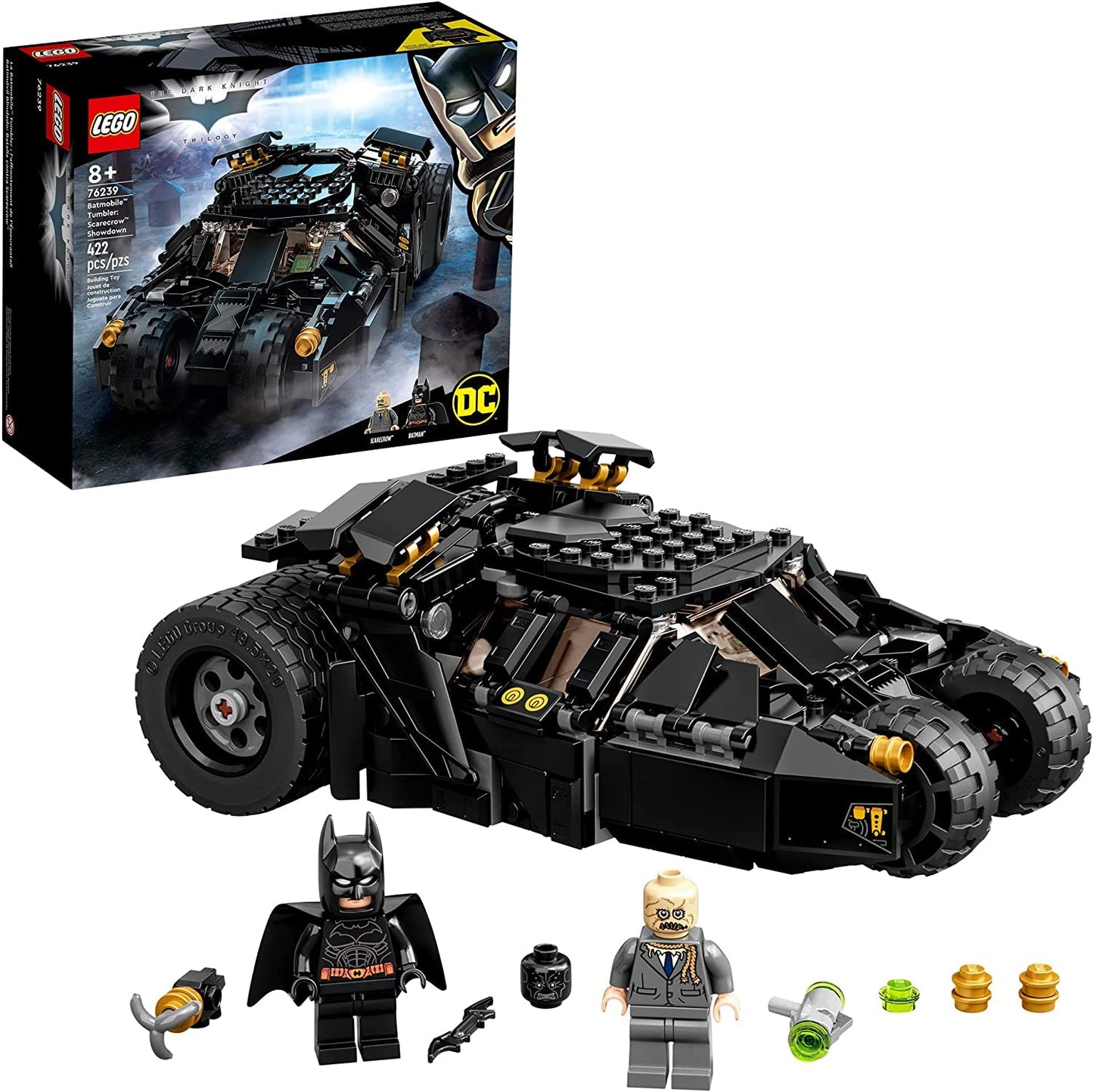 LEGO DC Batman Batmobile Tumbler: Scarecrow Showdown 76239 – 422 Pieces