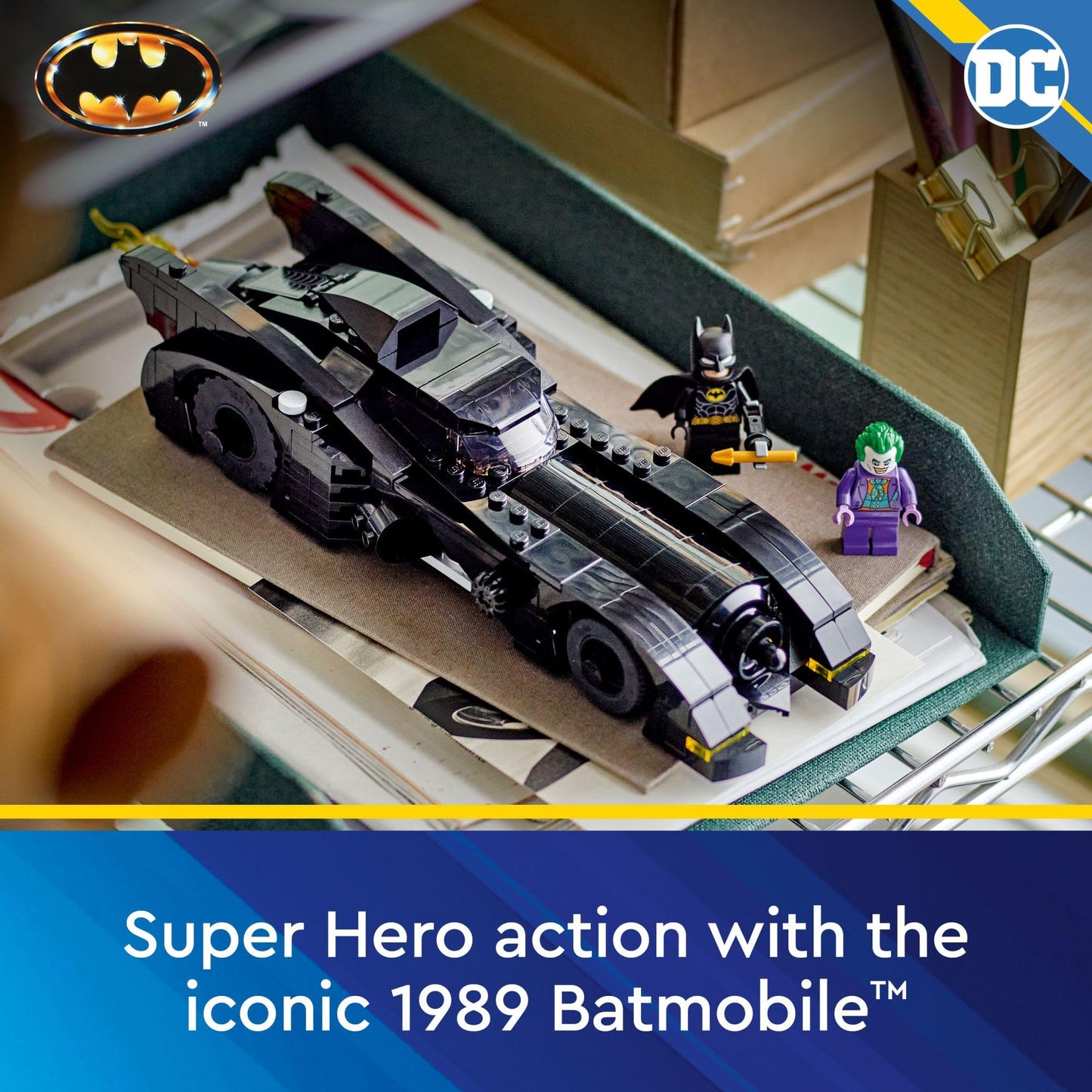 LEGO DC Batmobile 76224: Batman vs The Joker Chase – 438 Pieces