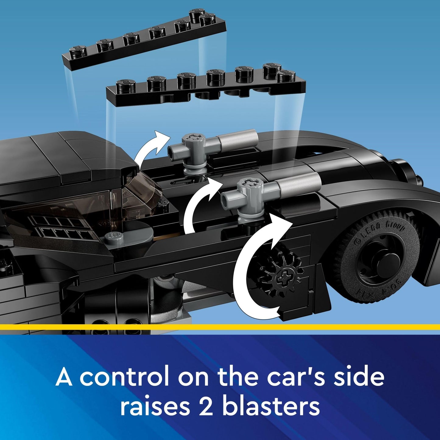 LEGO DC Batmobile 76224: Batman vs The Joker Chase – 438 Pieces