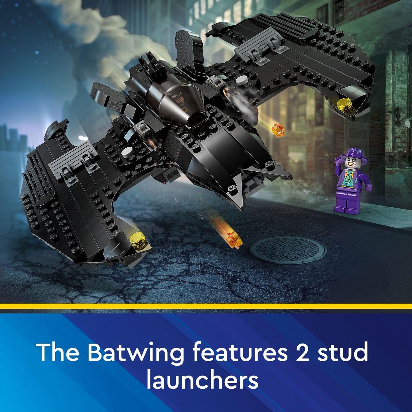 LEGO DC Batwing 76265: Batman vs The Joker – DC Super Hero Playset for Ages 8+