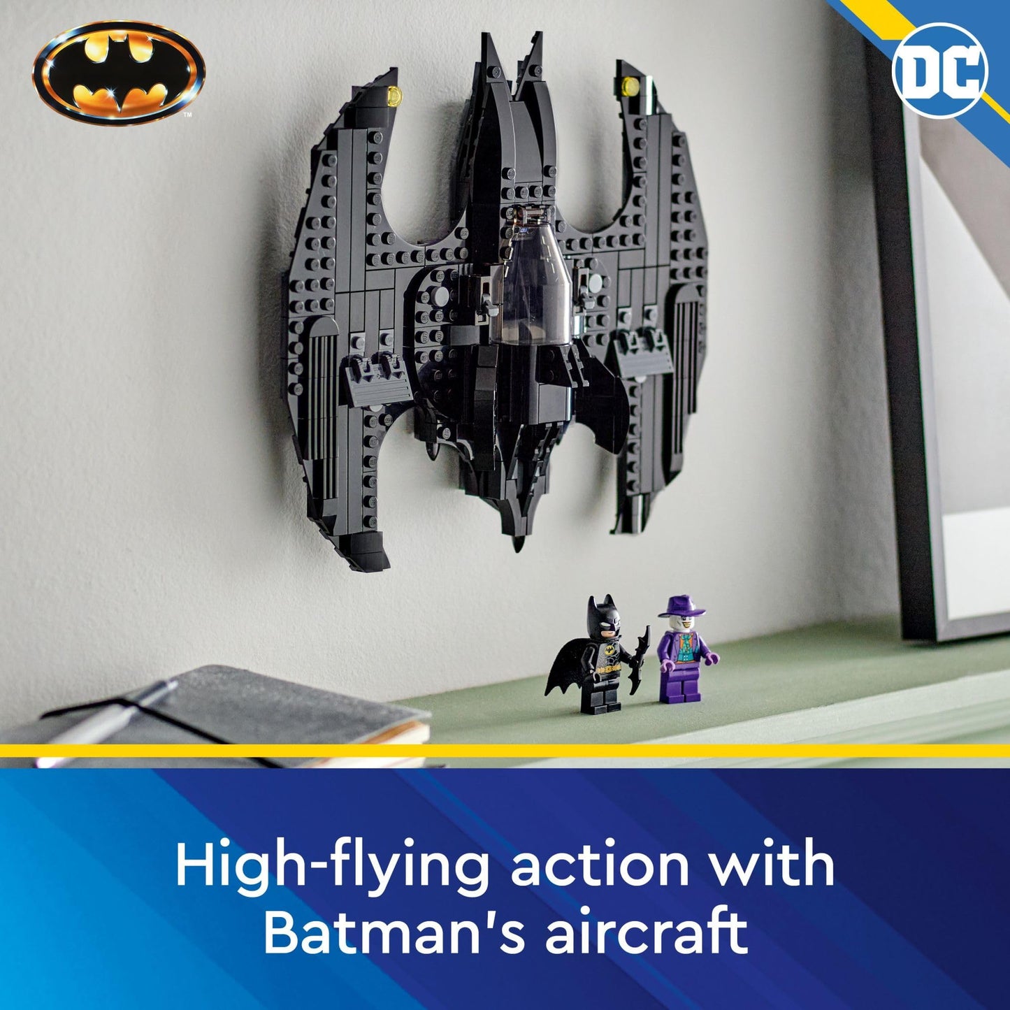 LEGO DC Batwing 76265: Batman vs The Joker – DC Super Hero Playset for Ages 8+