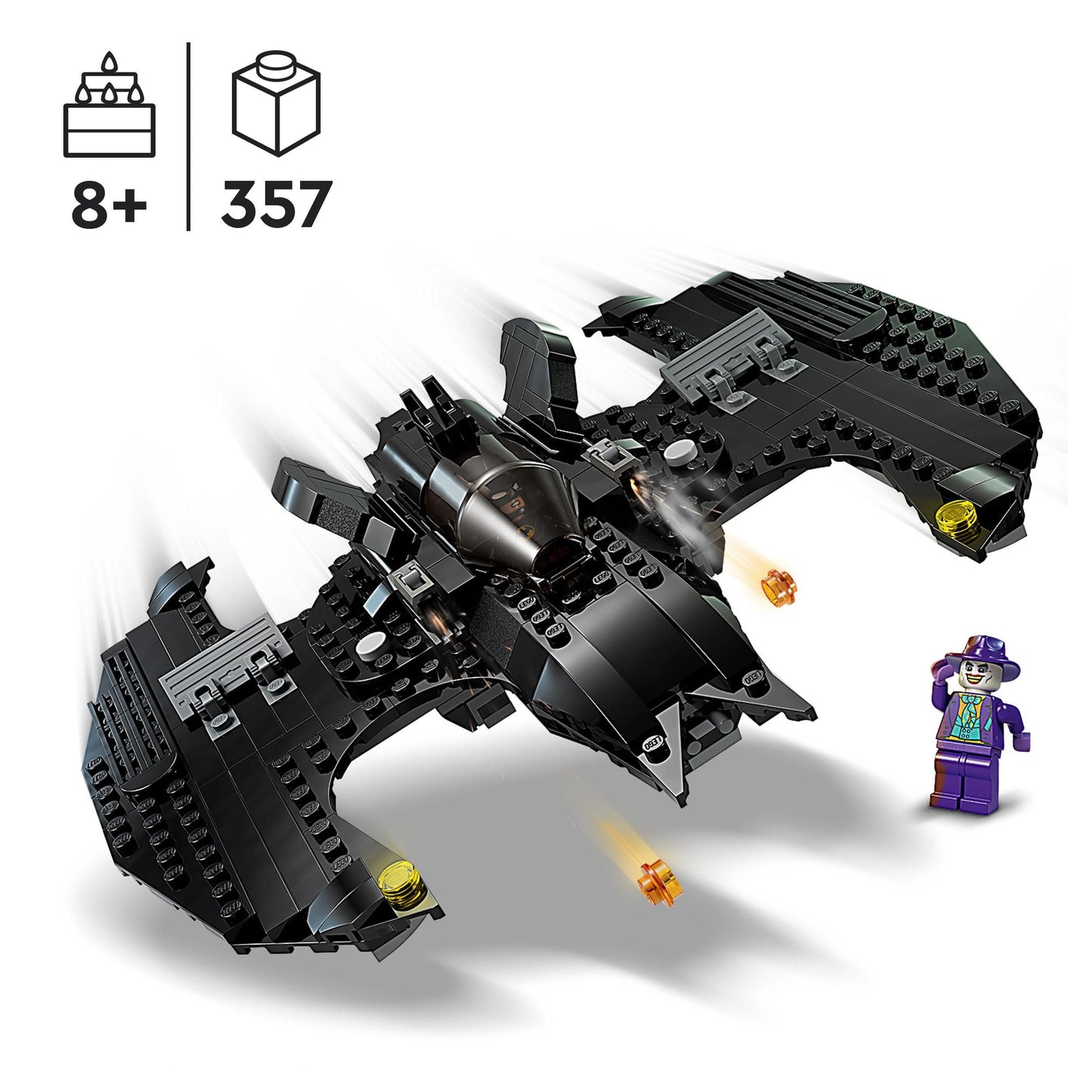 LEGO DC Batwing 76265: Batman vs Joker – 1989 Movie Plane with 2 Minifigs