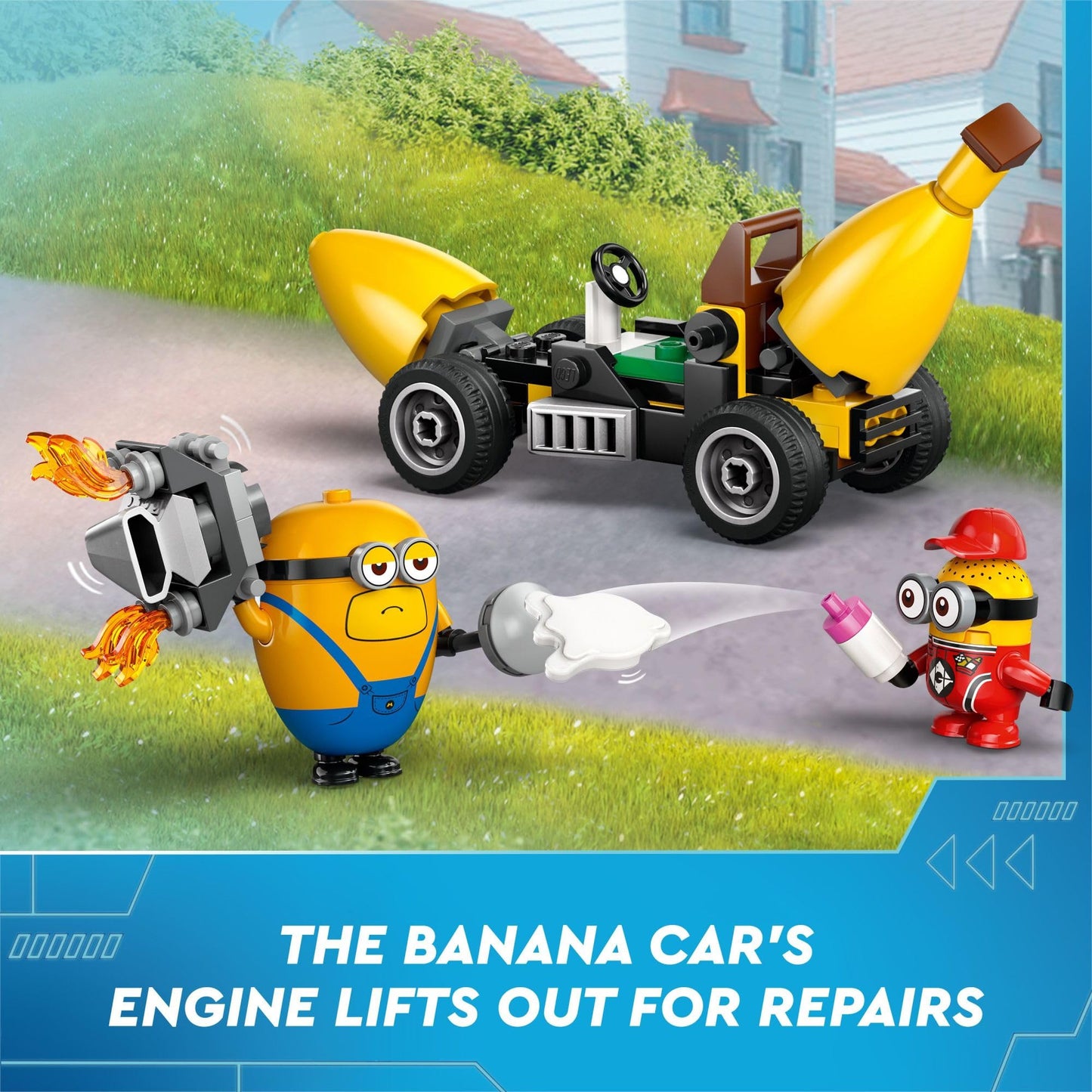 LEGO Despicable Me 4 Minions & Banana Car 75580 | Creative Building Toy