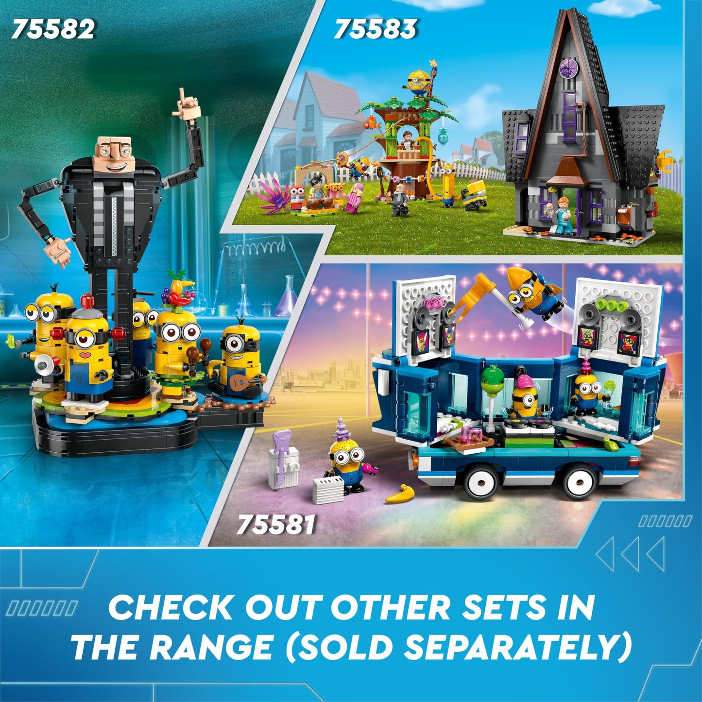 LEGO Despicable Me 4 Minions Banana Car Playset 75580 | Creative Minions Gift