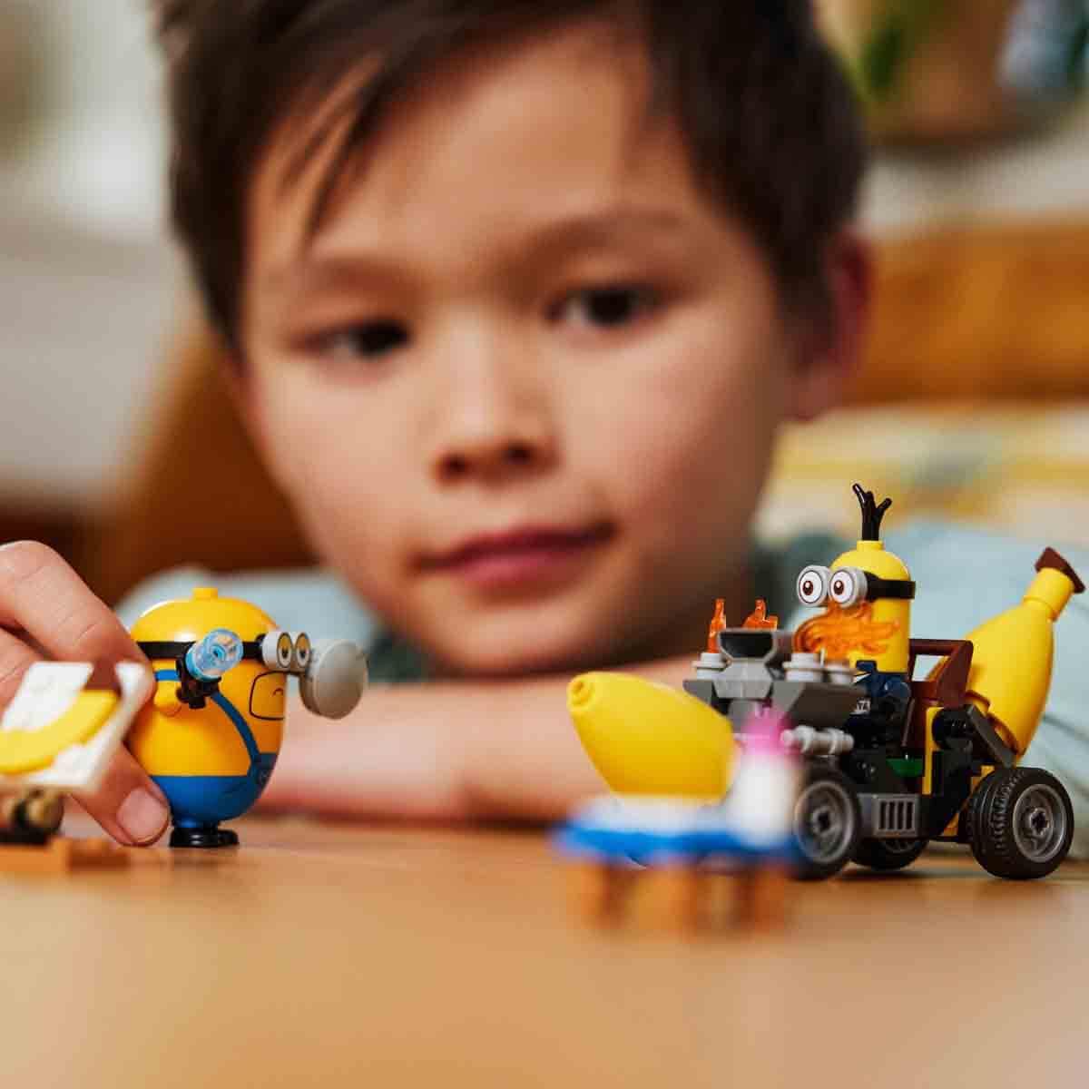 LEGO Despicable Me 4 Minions Banana Car Playset 75580 | Creative Minions Gift