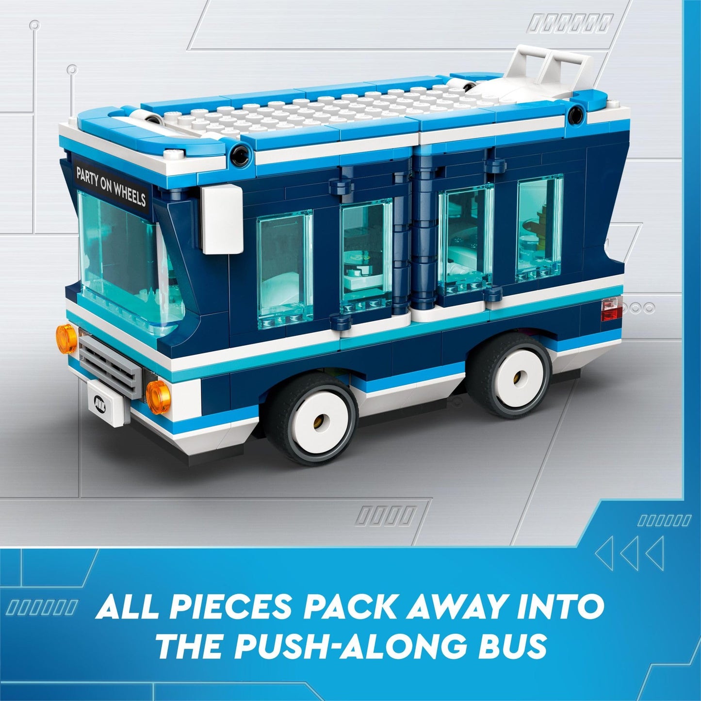 LEGO Despicable Me 4 Minions’ Music Party Bus 75581 – Creative 379-Piece Toy for Kids Aged 7+