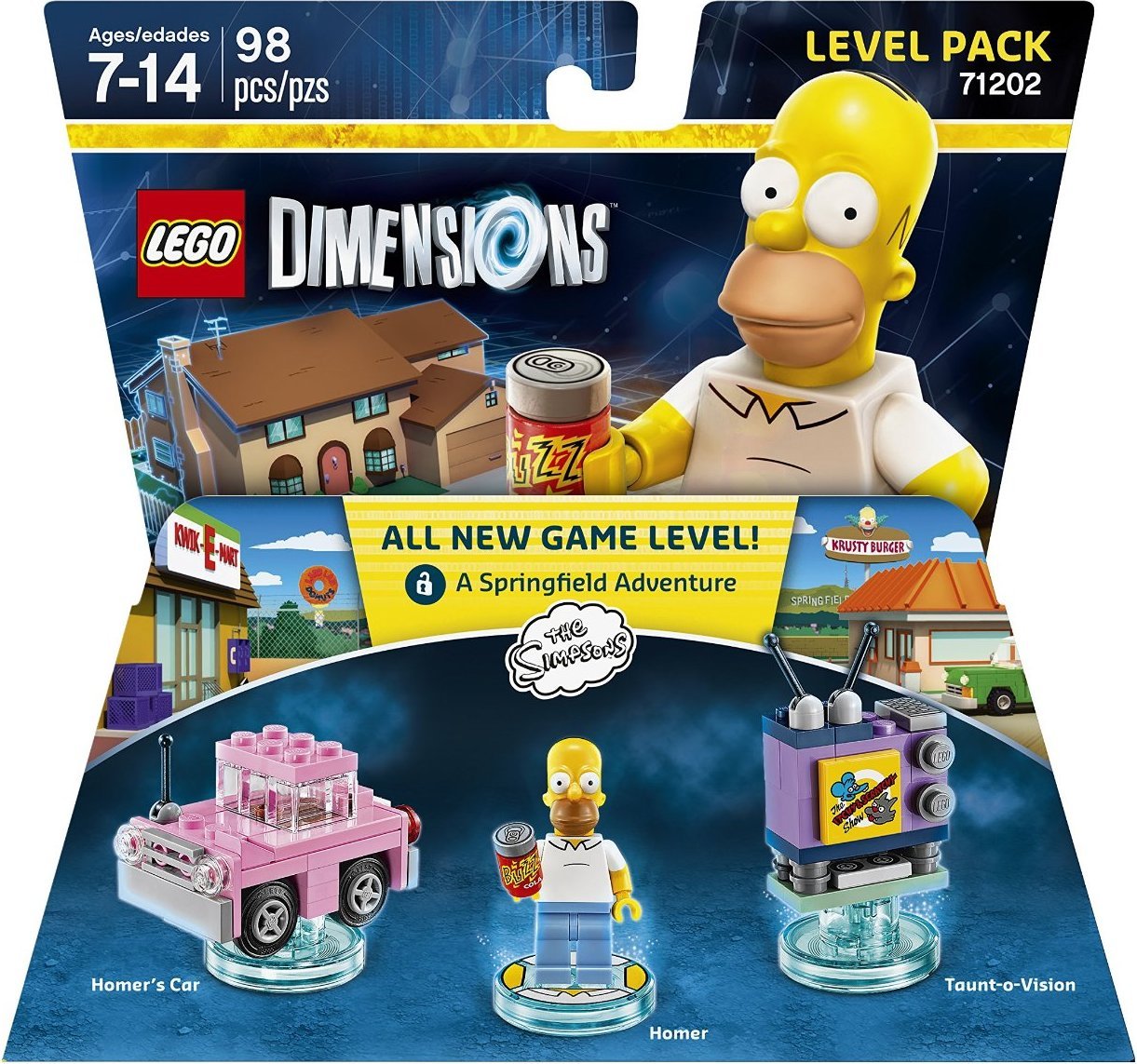 LEGO Dimensions Simpsons Level Pack – Expand Your Springfield Adventure