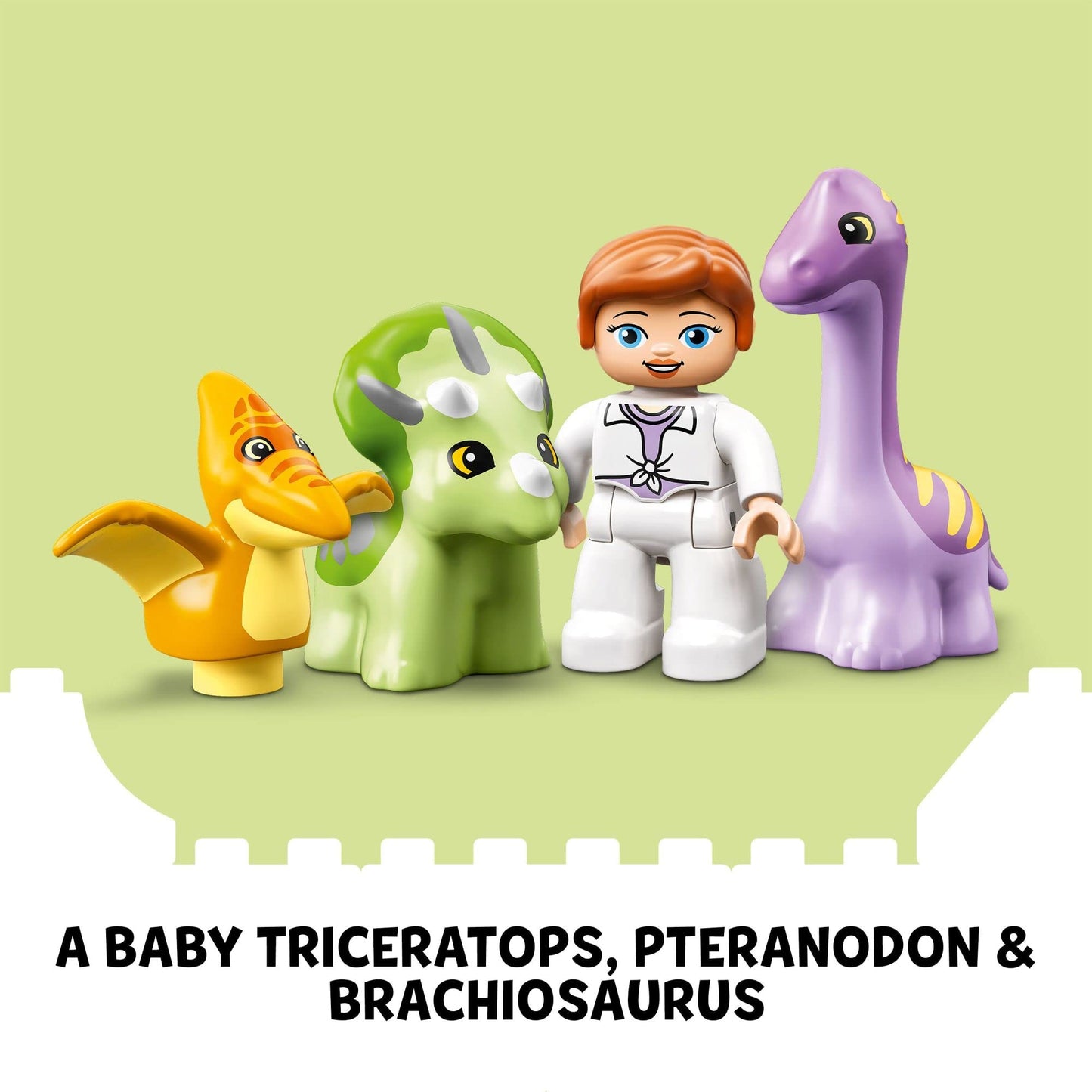 LEGO DUPLO Jurassic World Dinosaur Nursery 10938 – Baby Dinosaurs & Claire Dearing | For Toddlers 2+