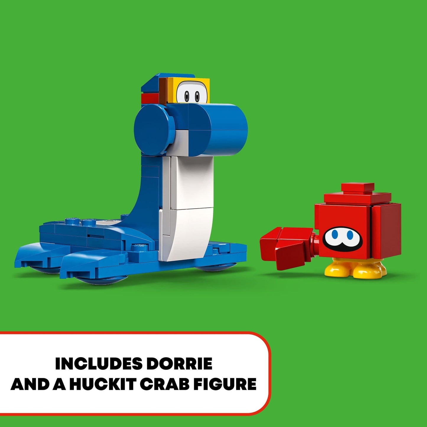 LEGO Super Mario Dorrie’s Beachfront Expansion Set 71398 – 229 Pieces (Ages 6+)