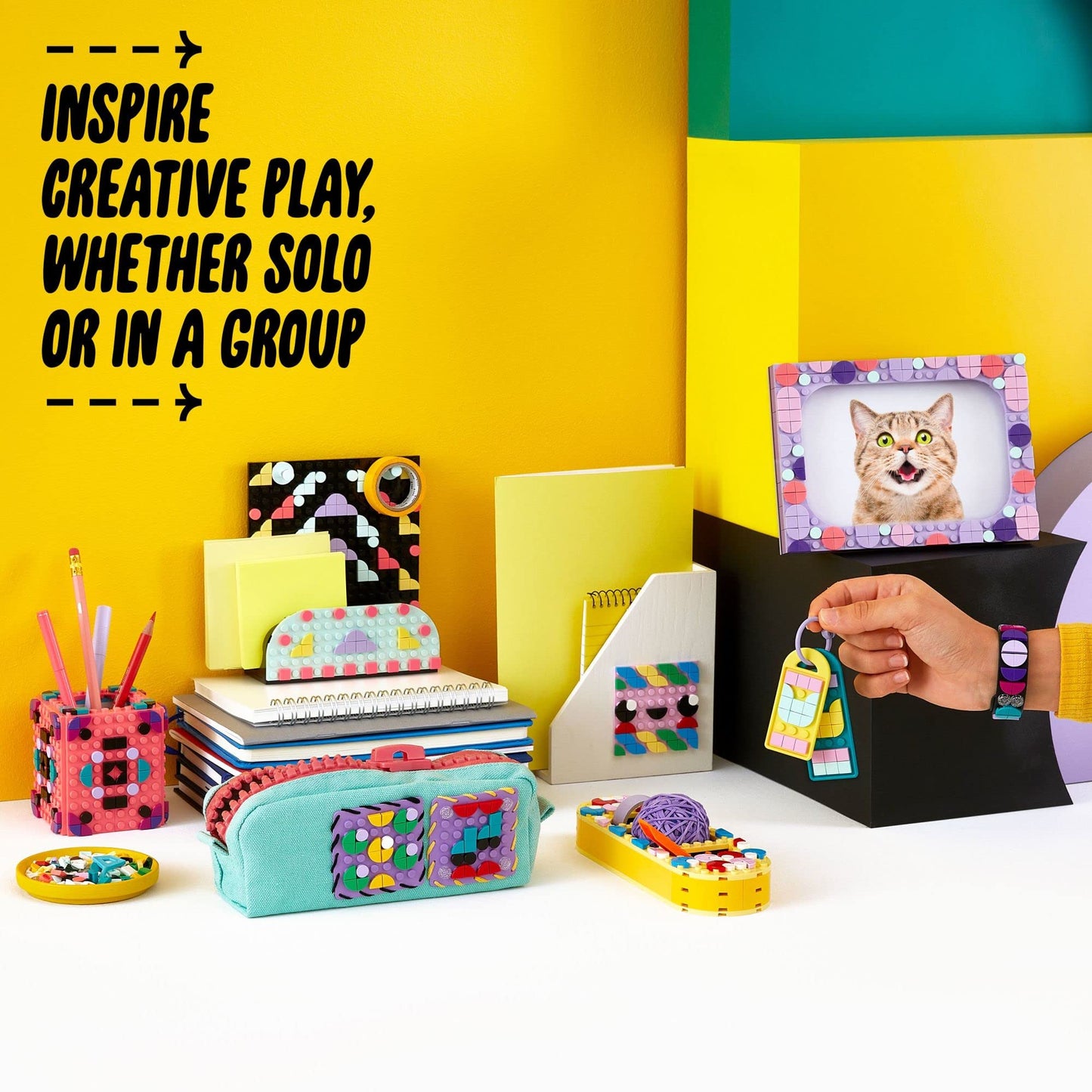 LEGO DOTS Designer Toolkit 10 in 1 Patterns – 41961 | Creative Kids Craft Kit with 860+ Tiles