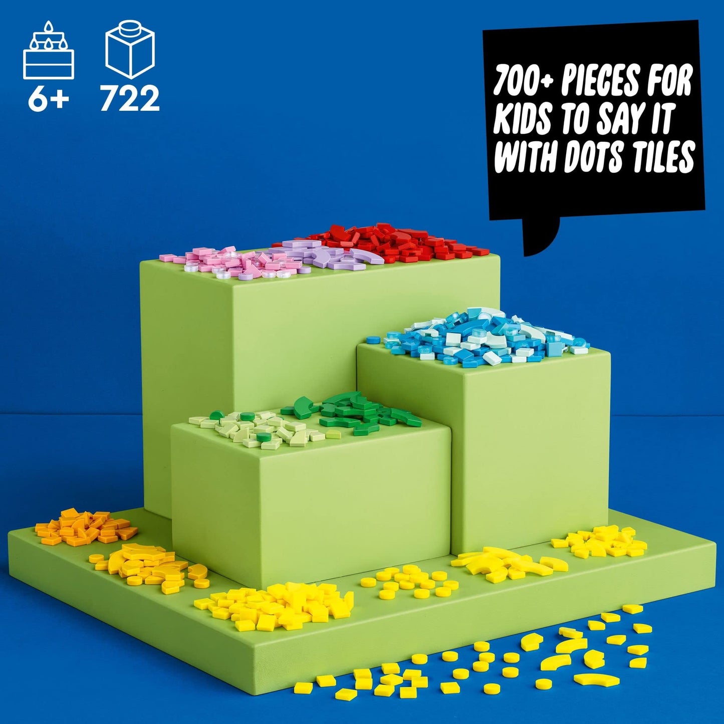 LEGO DOTS Lettering Tiles 41950 – Custom Messages & Room Decor Kit