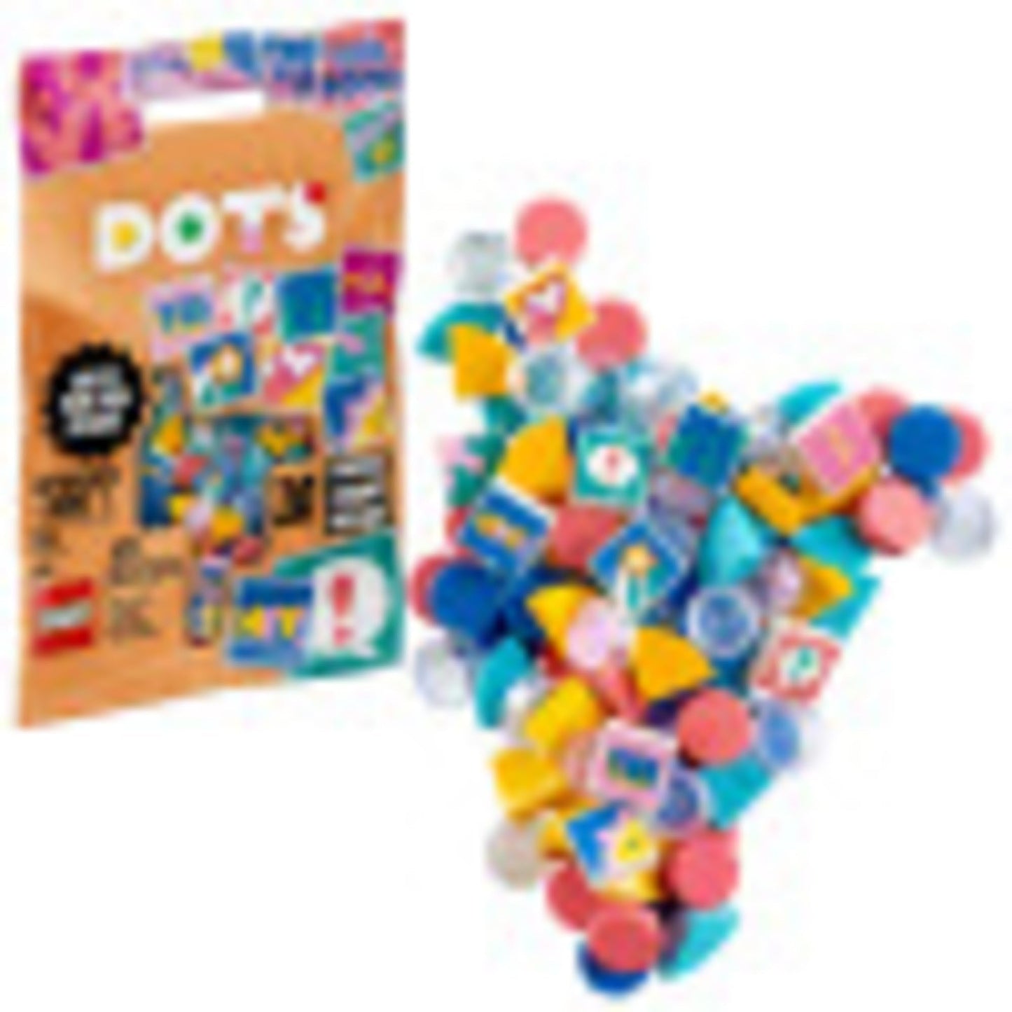 LEGO DOTS Extra DOTS Series 2 (41916) – 109-Piece Craft Tile Set for DIY Jewelry & Room Decor