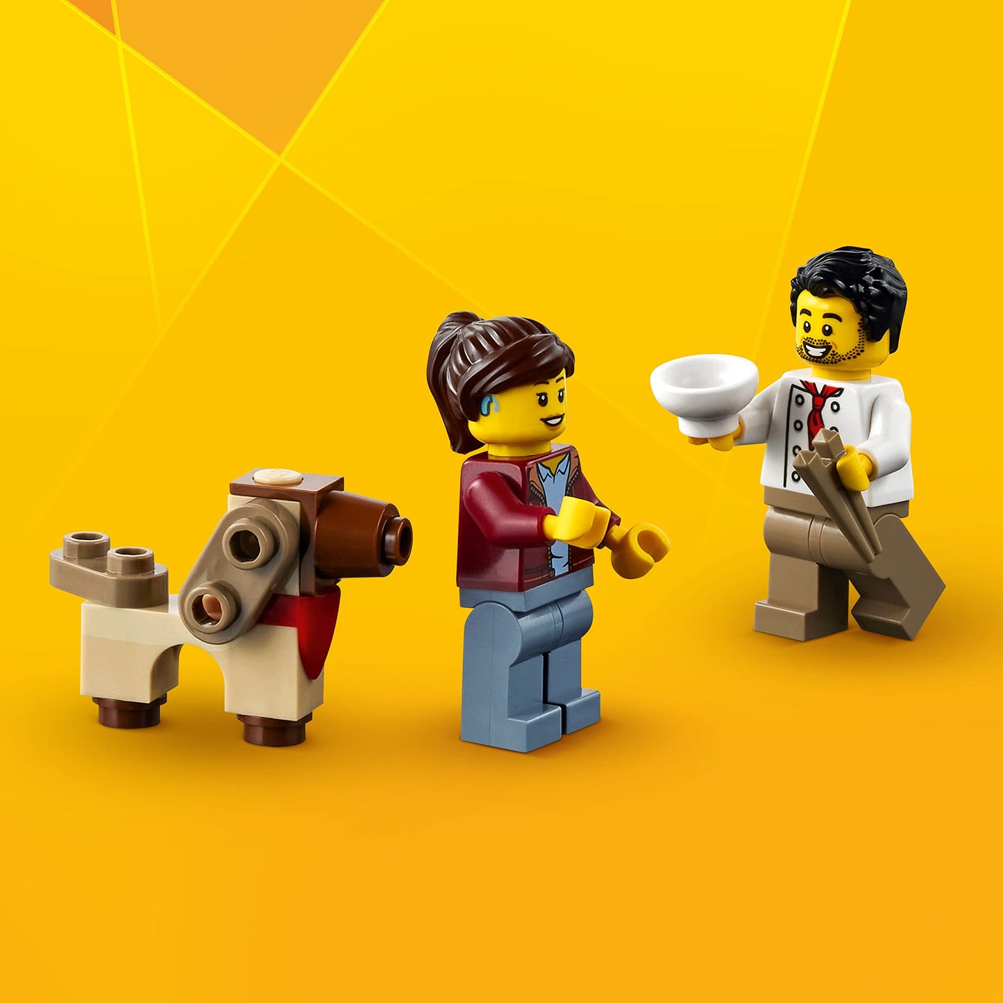 LEGO Creator 3-in-1 Downtown Noodle Shop House (31131) | 569-Piece City Building Set