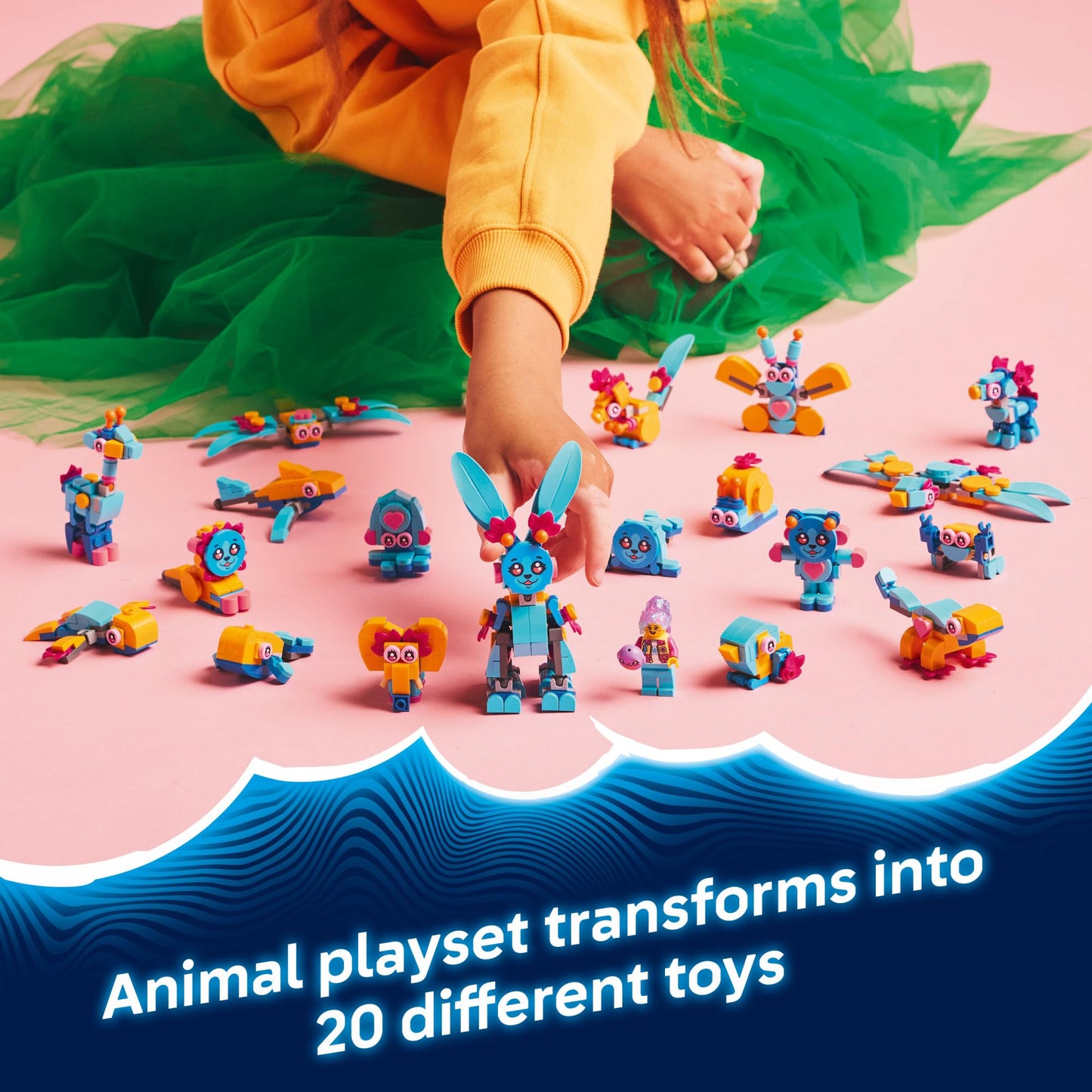 LEGO DREAMZzz Bunchu’s Creative Animal Adventures – 71488 | 20 Builds, Izzie Minifigure