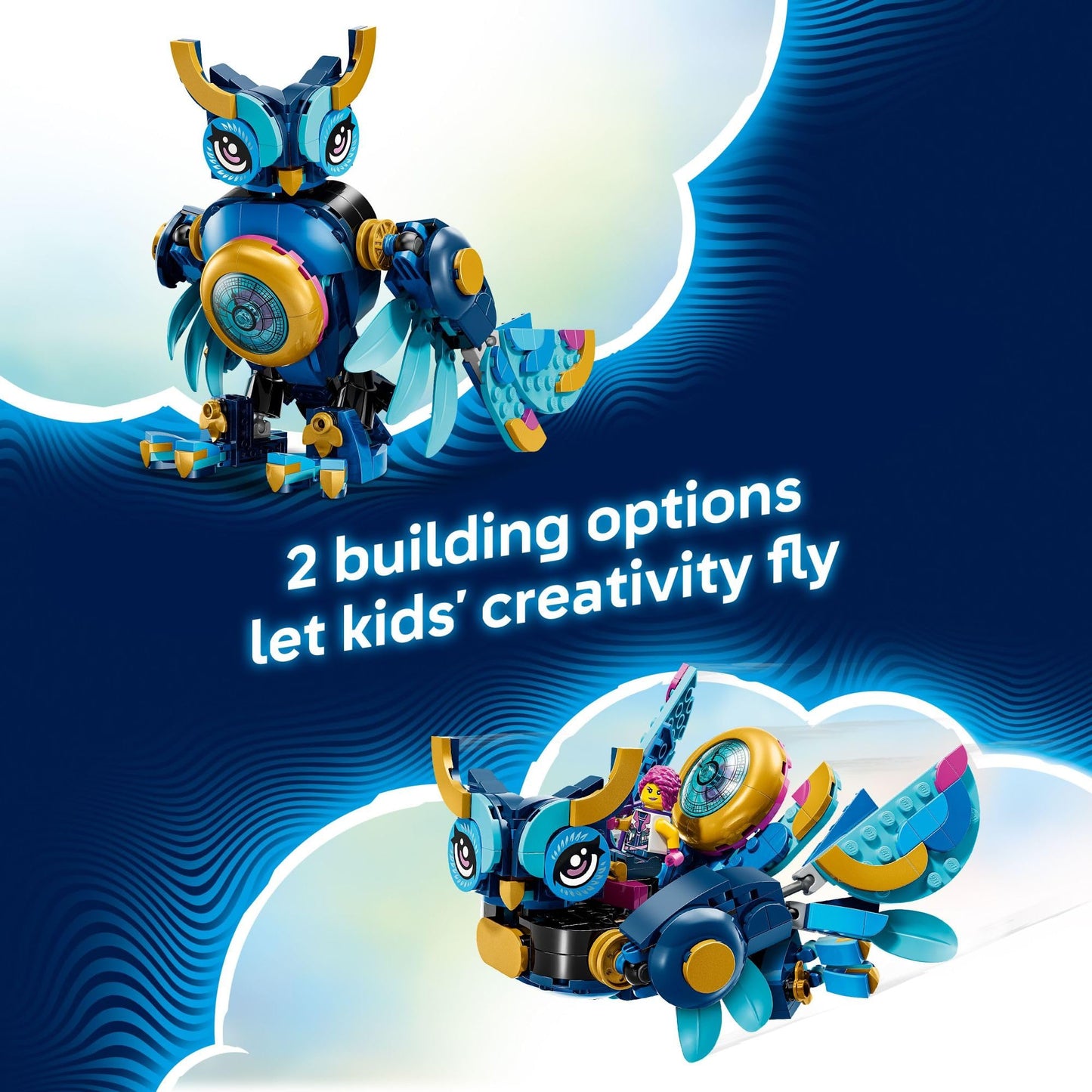 LEGO DREAMZzz Zoey’s Time Owl (71494) | Dual Build Modes for Imaginative Play
