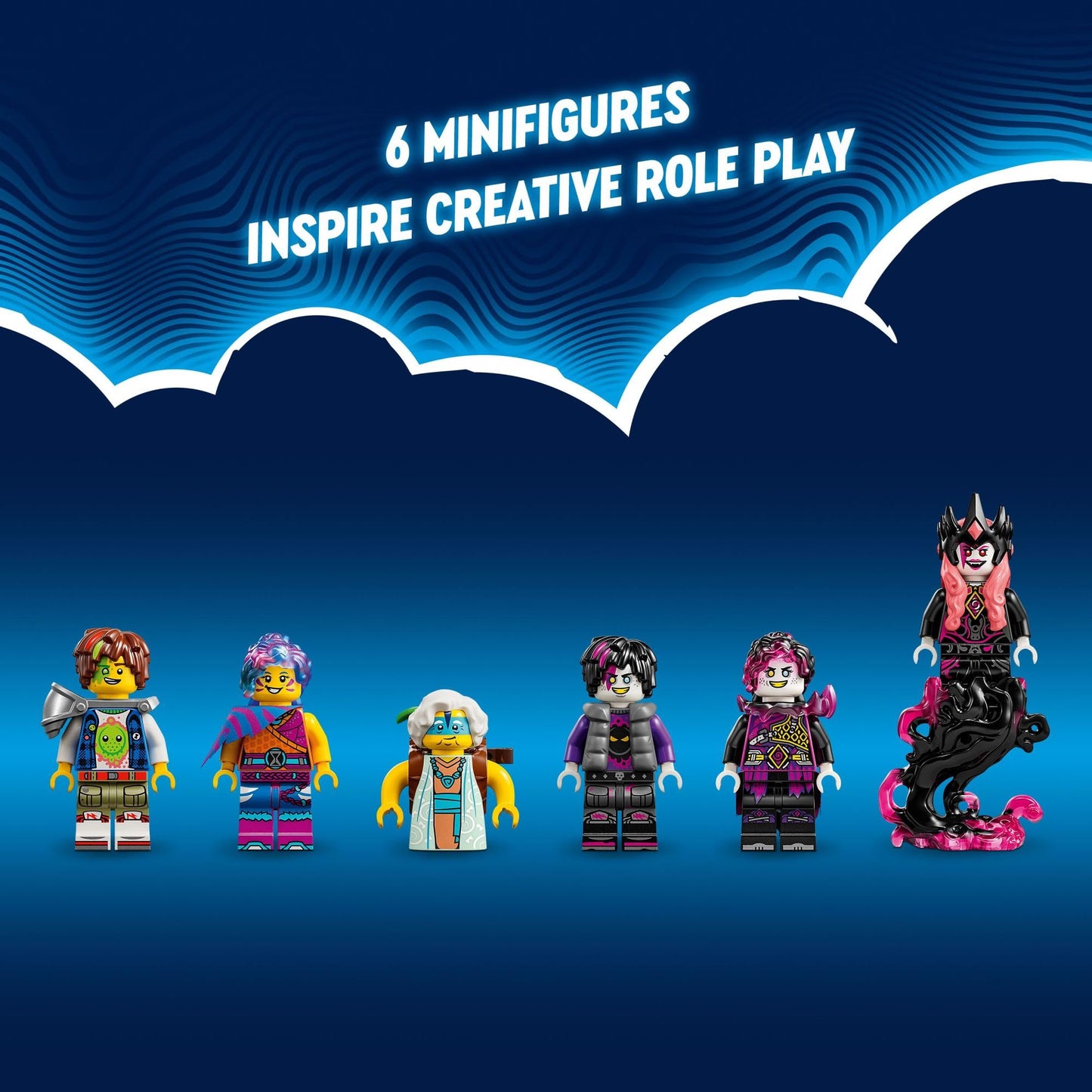 LEGO DREAMZzz Castle Nocturnia (71486) — 2 Building Modes, 6 Minifigures, Imaginative Storytelling