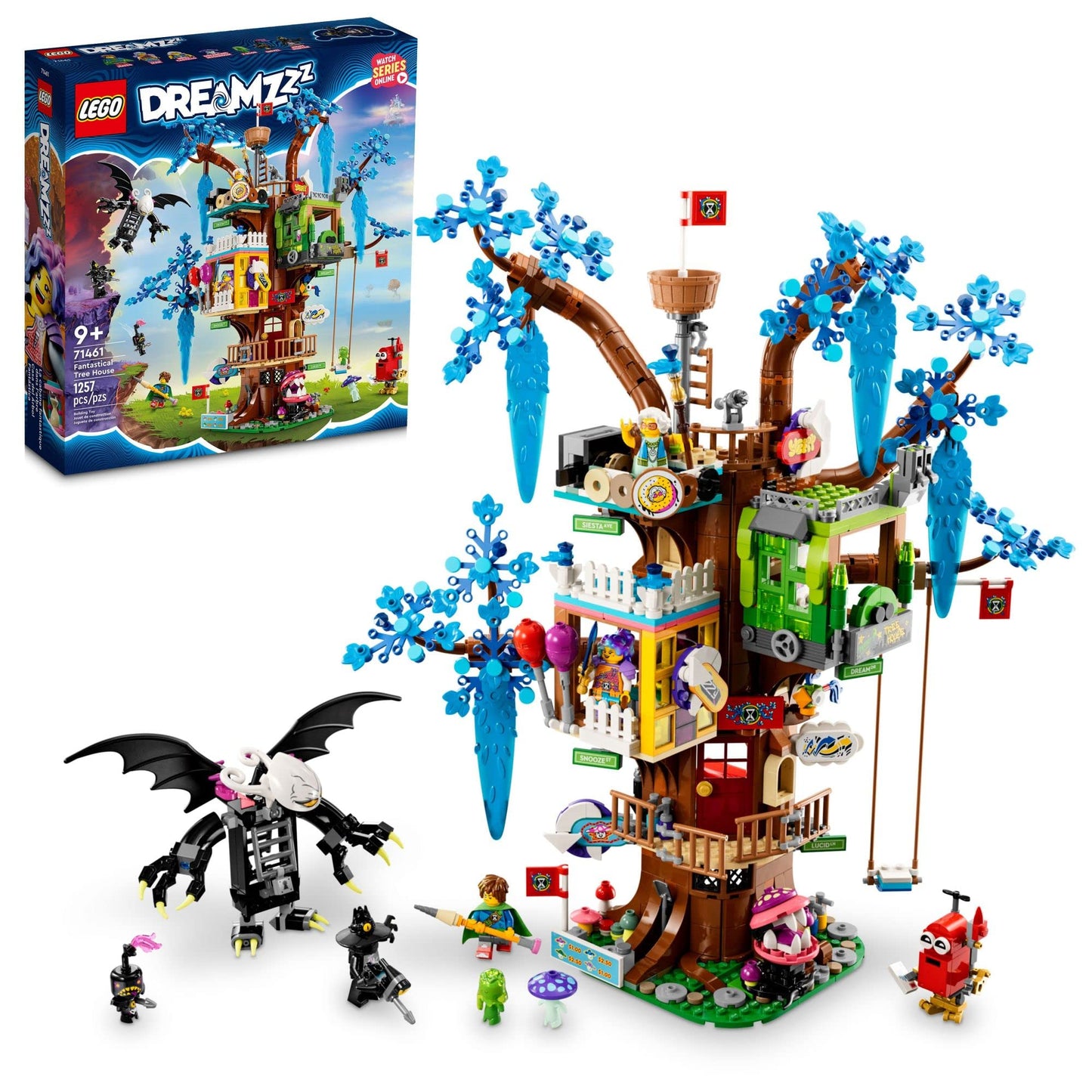 LEGO DREAMZzz Fantastical Tree House 71461 – 3 Detailed Rooms with Mrs. Castillo, Izzie, Mateo & Night Hunter