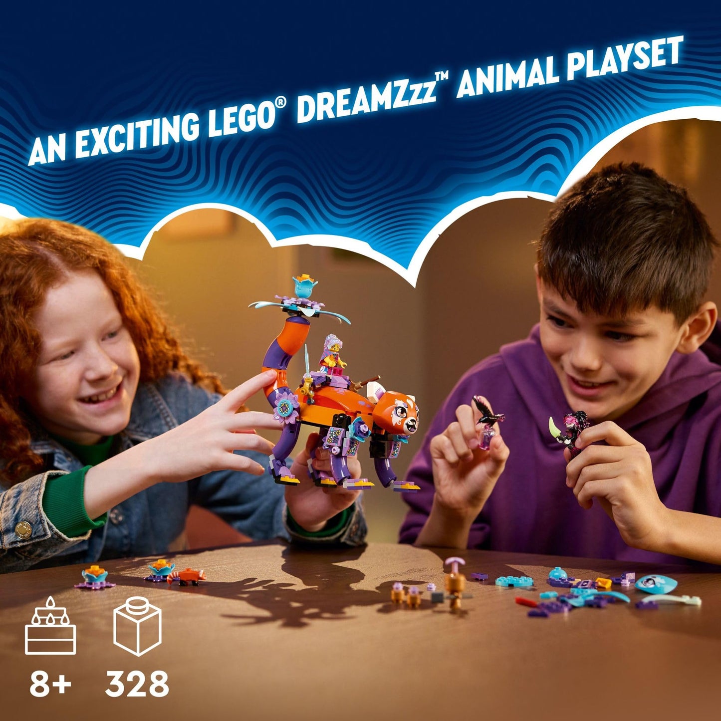 LEGO DREAMZzz Izzie’s Dream Animals (71481) – 328-Piece Building Toy for Kids 8+