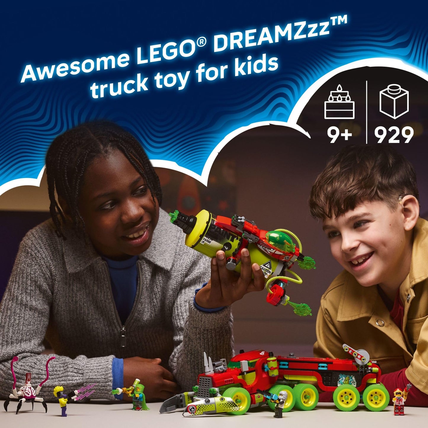 LEGO DREAMZzz Mateo’s Spray Paint Truck (71499) – 929-Piece Playset for Kids 9+