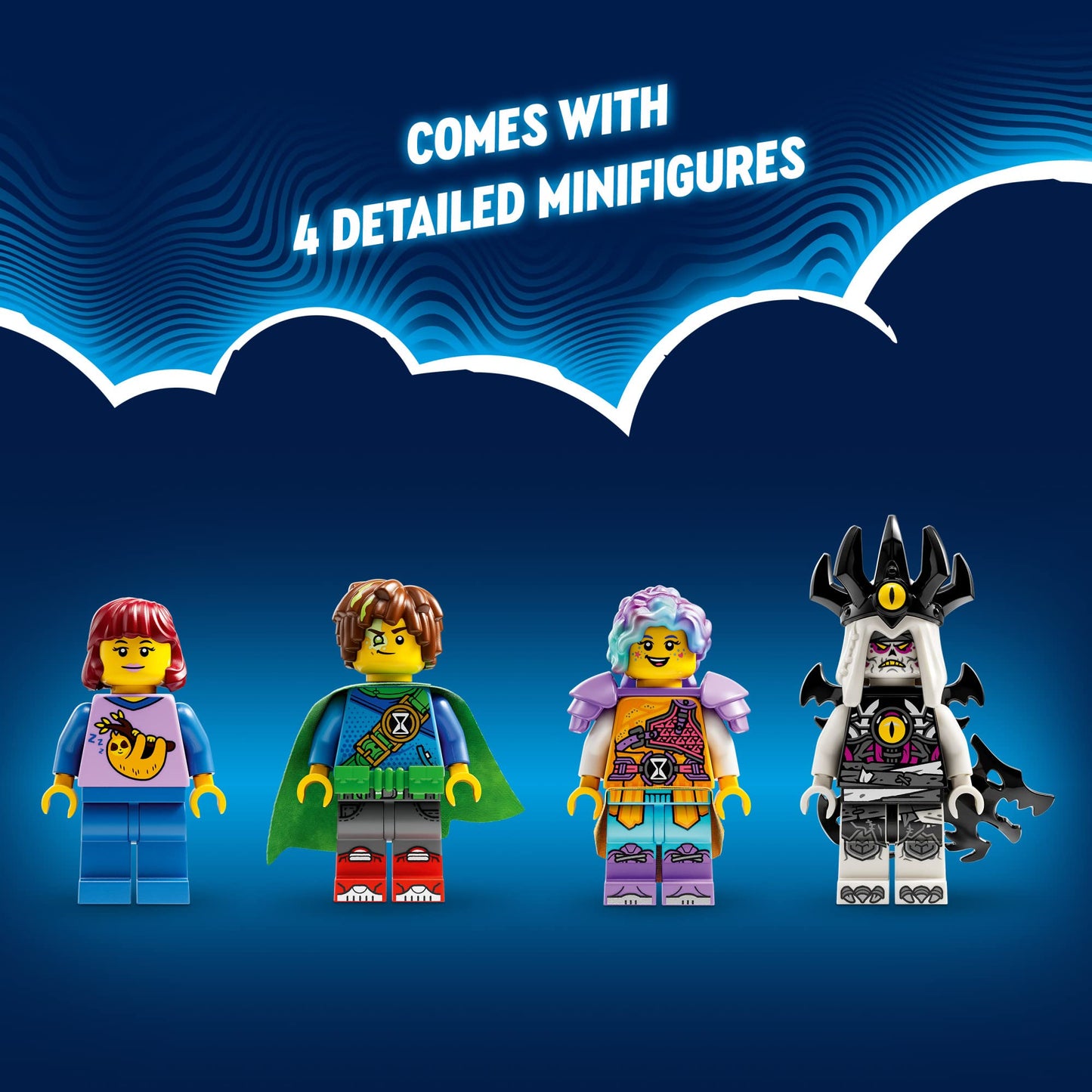LEGO DREAMZzz Nightmare Shark Ship 71469 – Build Ship or Tank Mode with 4 Minifigures