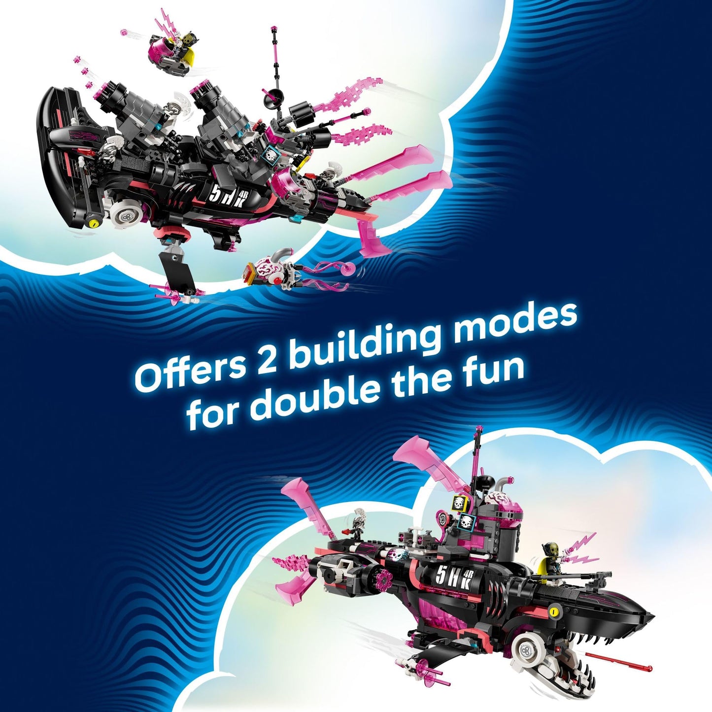 LEGO DREAMZzz Nightmare Shark Submarine 71500 – Creative Build & Adventure Play