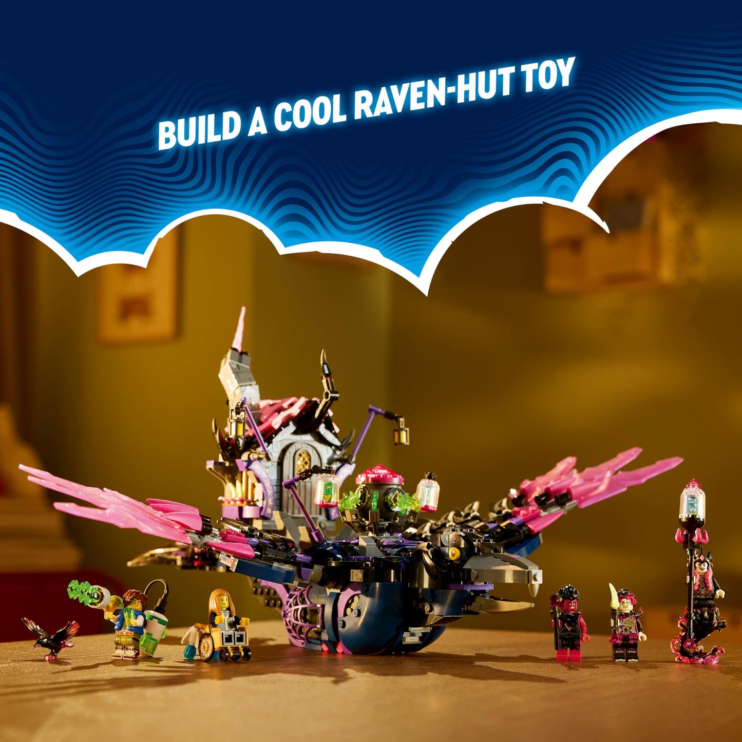 LEGO DREAMZzz The Never Witch's Midnight Raven (71478) – 1,203-Piece Building Set