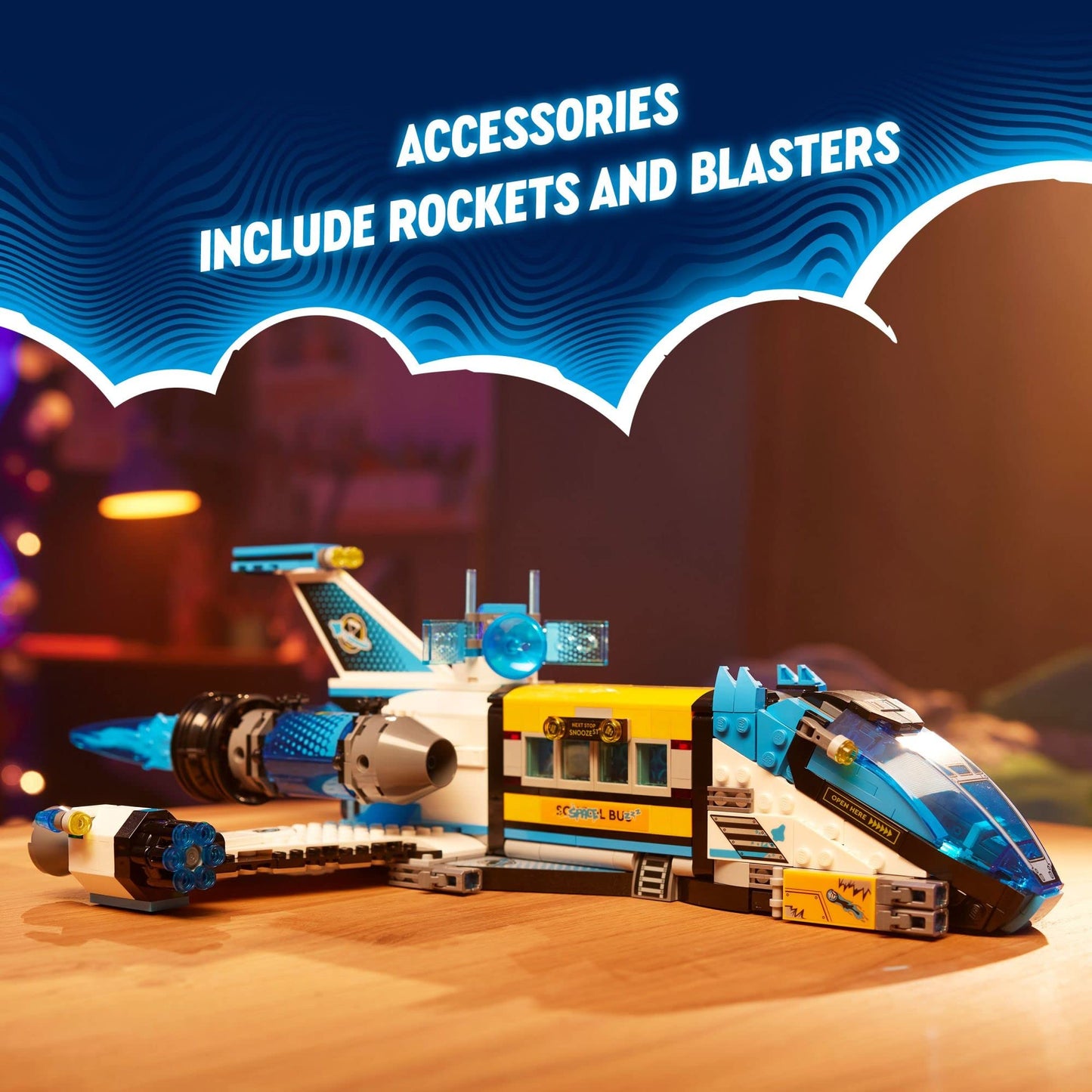 LEGO DREAMZzz Mr. Oz’s Spacebus (71460) – Space Shuttle School Bus Building Set for Kids 9+