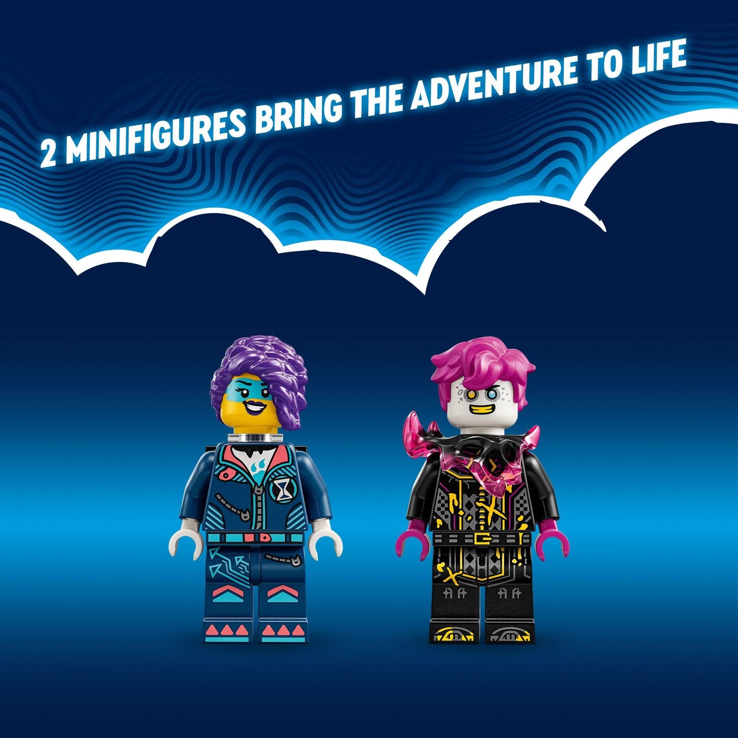 LEGO DREAMZzz Zoey’s Cat Motorcycle 71479 – 2 Minifigures, Rebuildable Catbike Toy