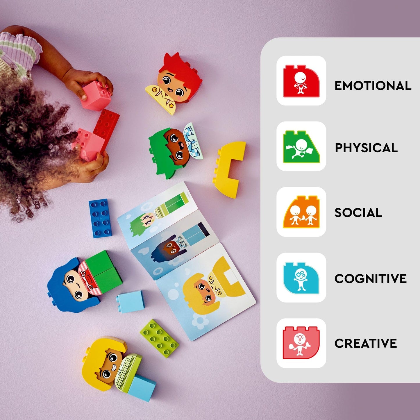 LEGO DUPLO My First Big Feelings & Emotions 10415 – Interactive Toddler Building Toy