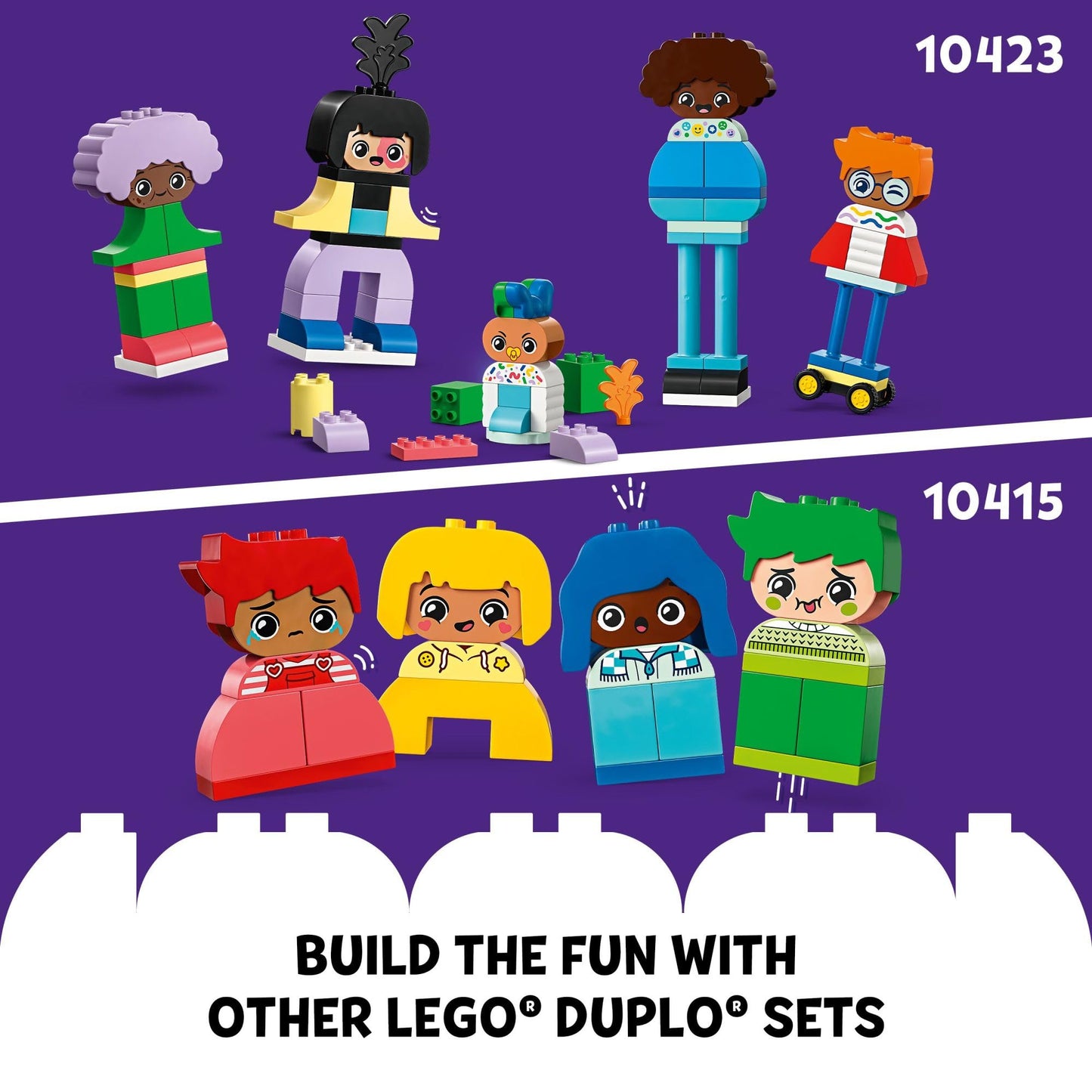 LEGO DUPLO My First Big Feelings & Emotions 10415 – Interactive Toddler Building Toy