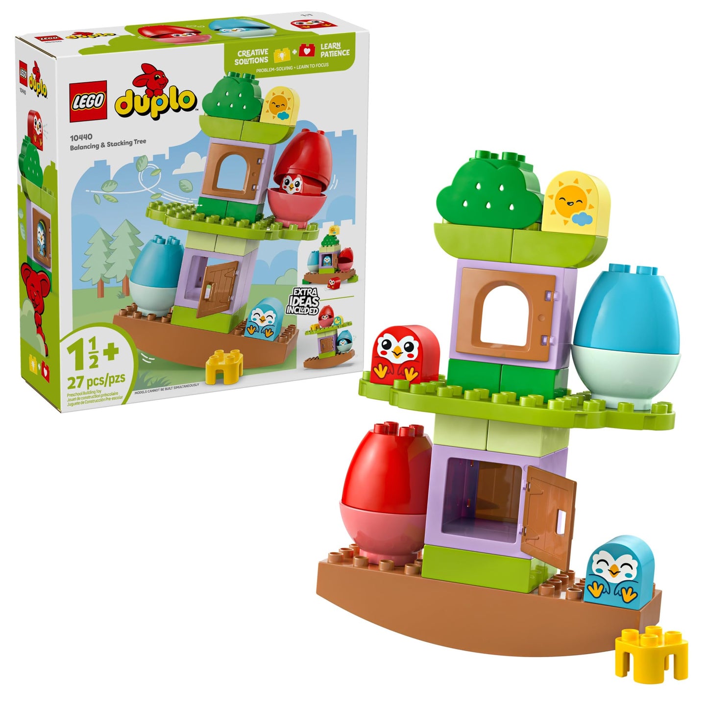 LEGO DUPLO My First Balancing & Stacking Tree Playset 10440 | Ages 18m+