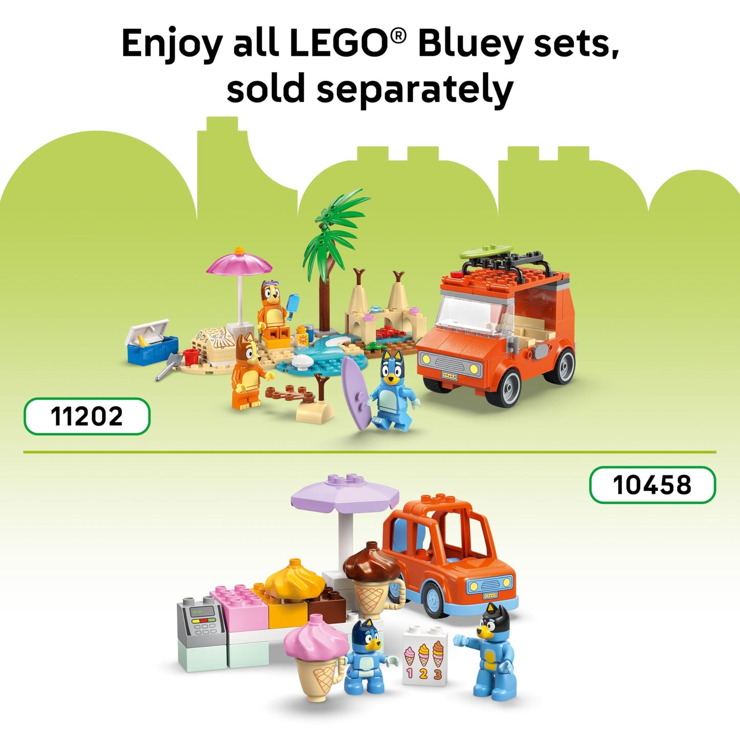 LEGO DUPLO Bluey: Family House with Memory Game 10459 – Toddler Playset